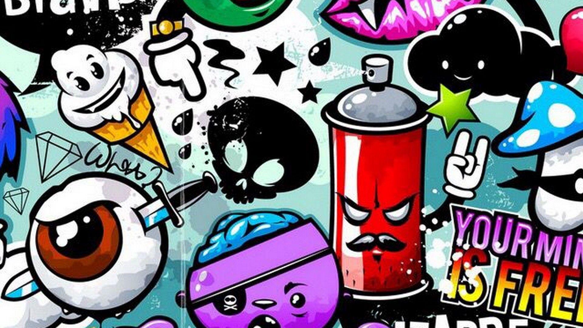 1920x1080 Graffiti Desktop Wallpaper. Best Wallpaper HD in 2019