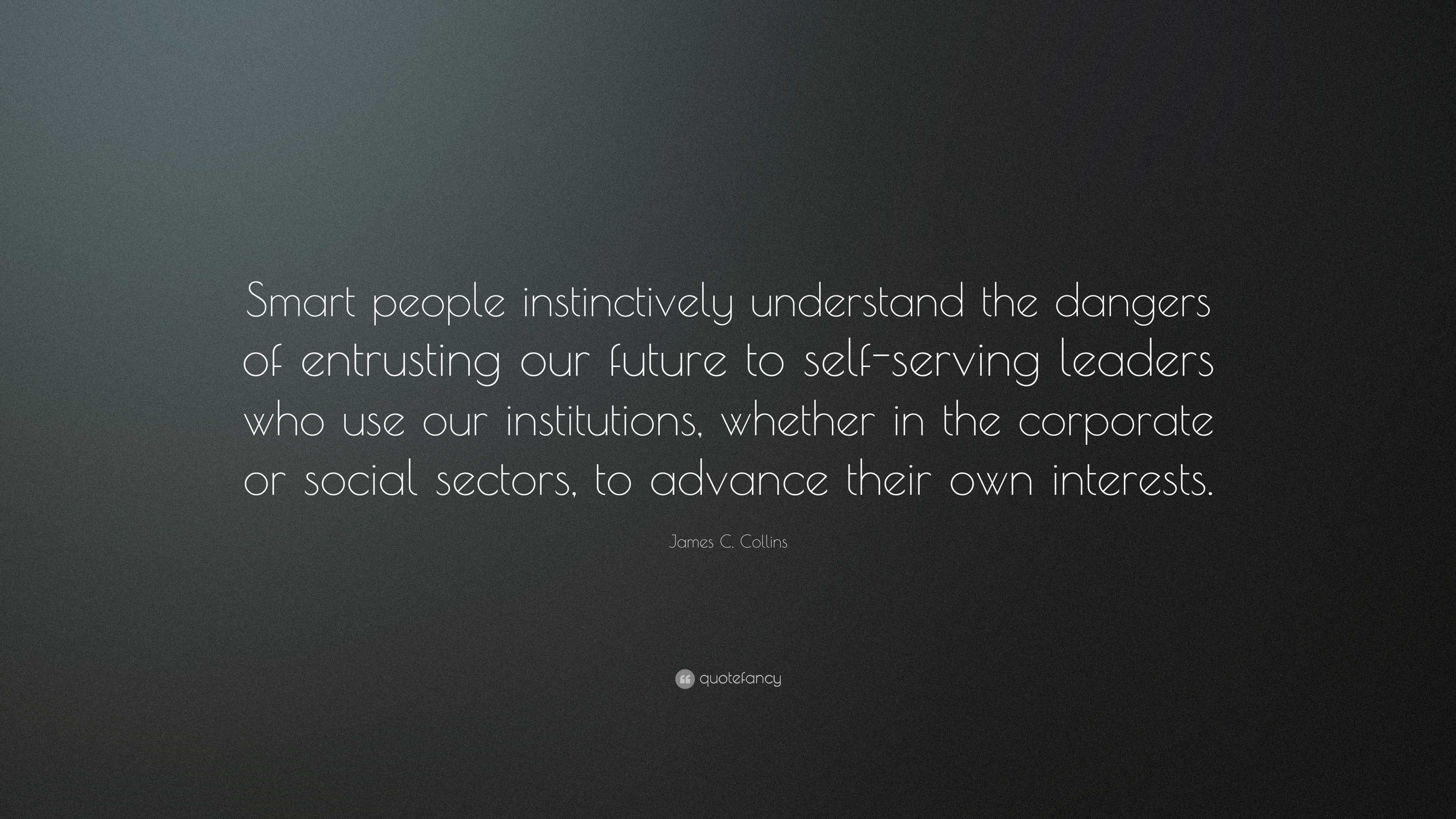 3840x2160 James C. Collins Quote: “Smart people