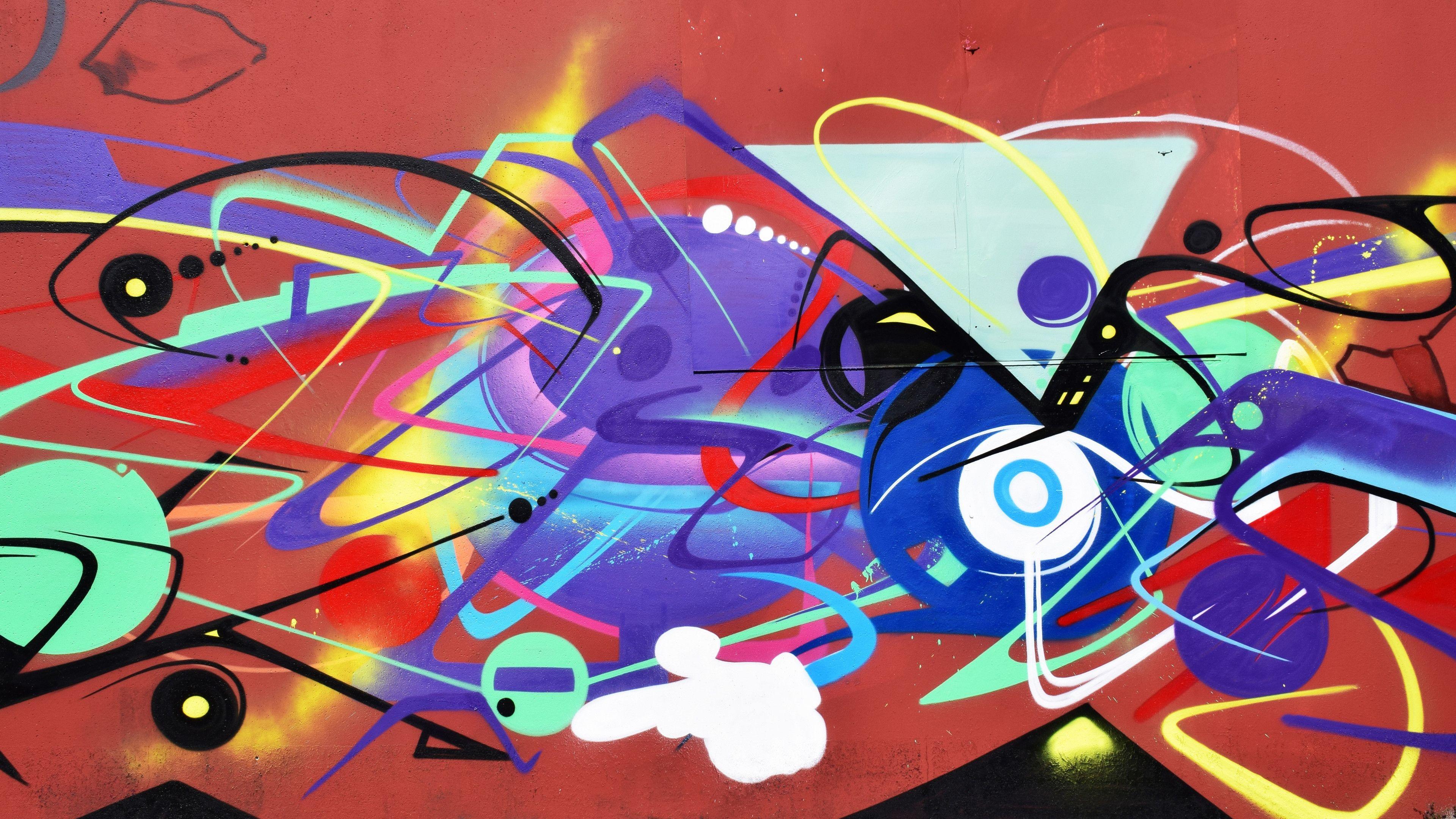 3840x2160 HD Graffiti Desktop Wallpaper