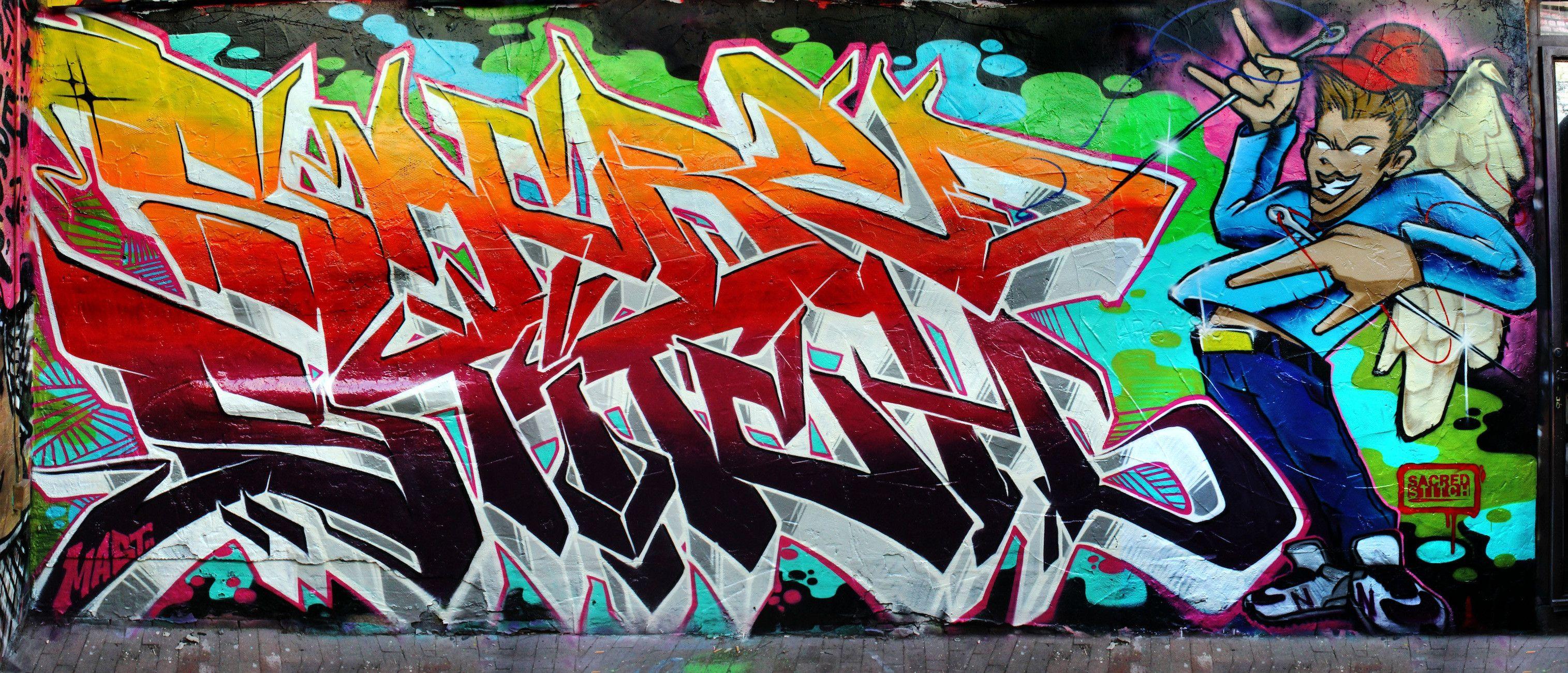 3030x1300 Graffiti Wallpaper background picture