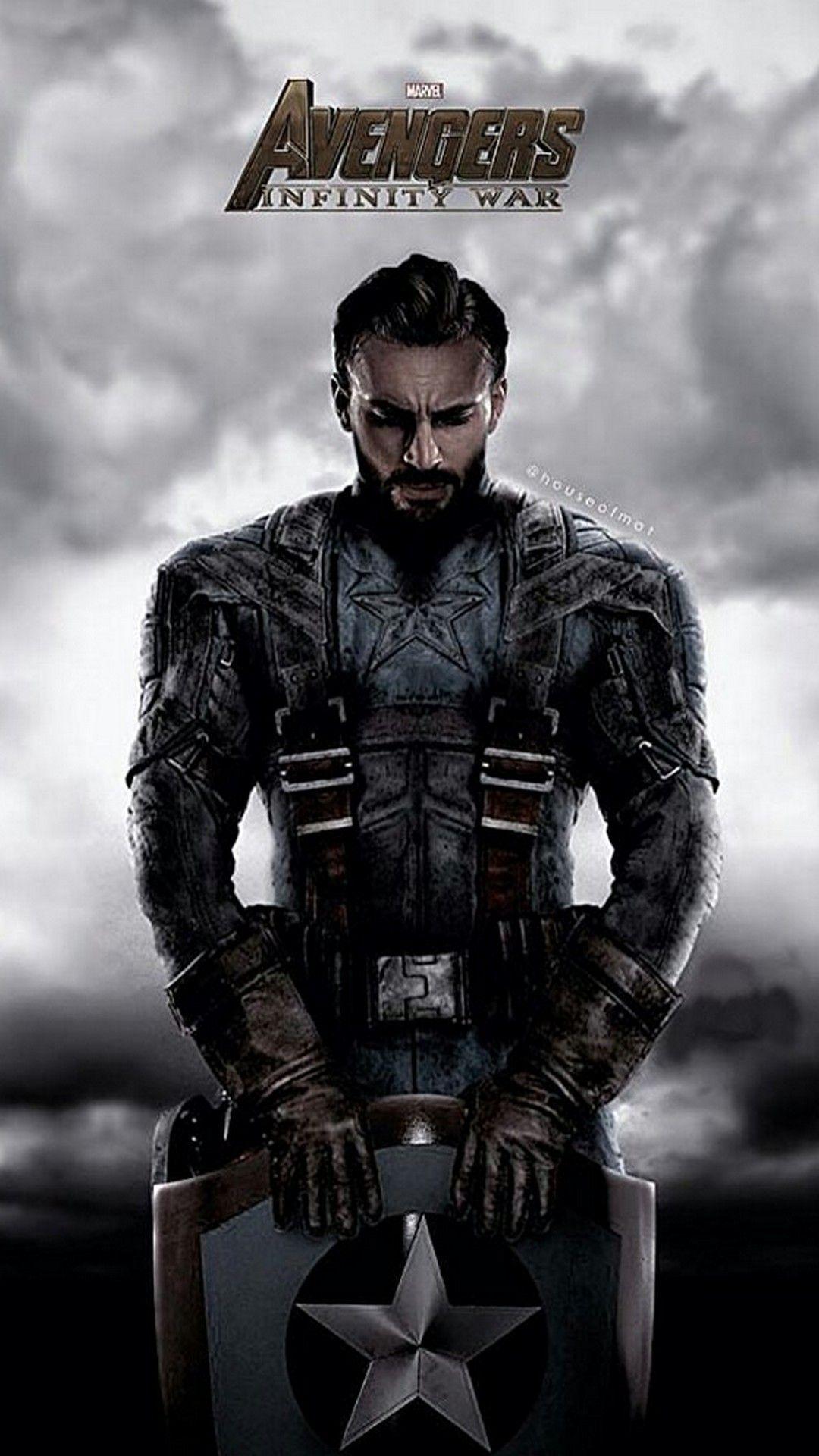 1080x1920 Captain America Avengers Infinity War iPhone Wallpaper 3D