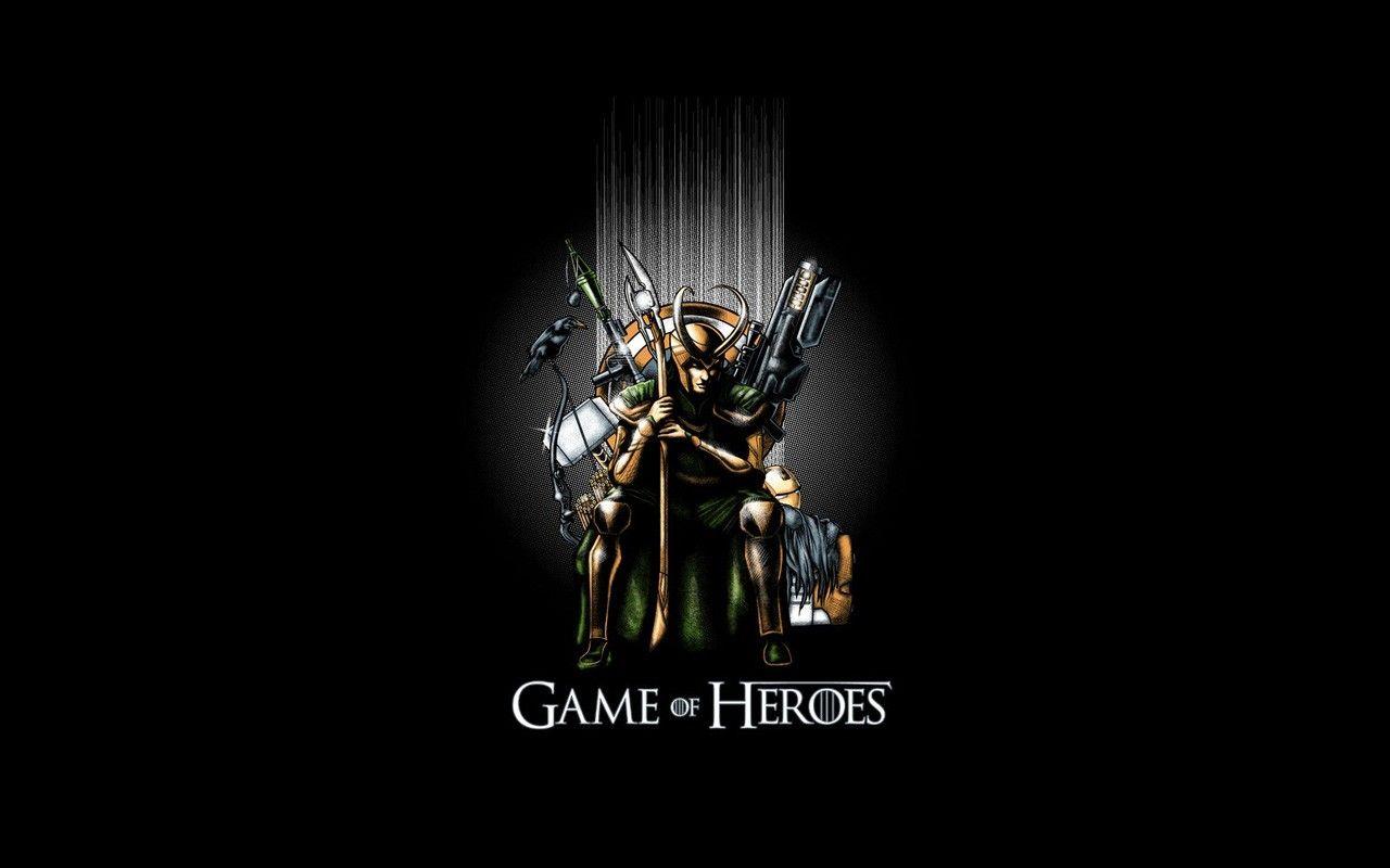 1280x800 heroes, The Avengers, Game of Thrones, Loki, Avengers, game
