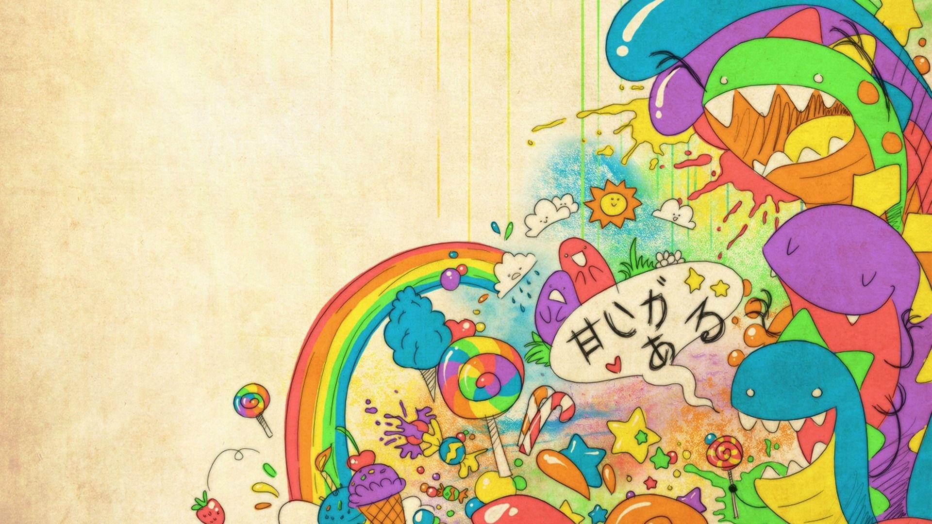 1920x1080 Colorful figures 1920x1080 artistic wallpaper