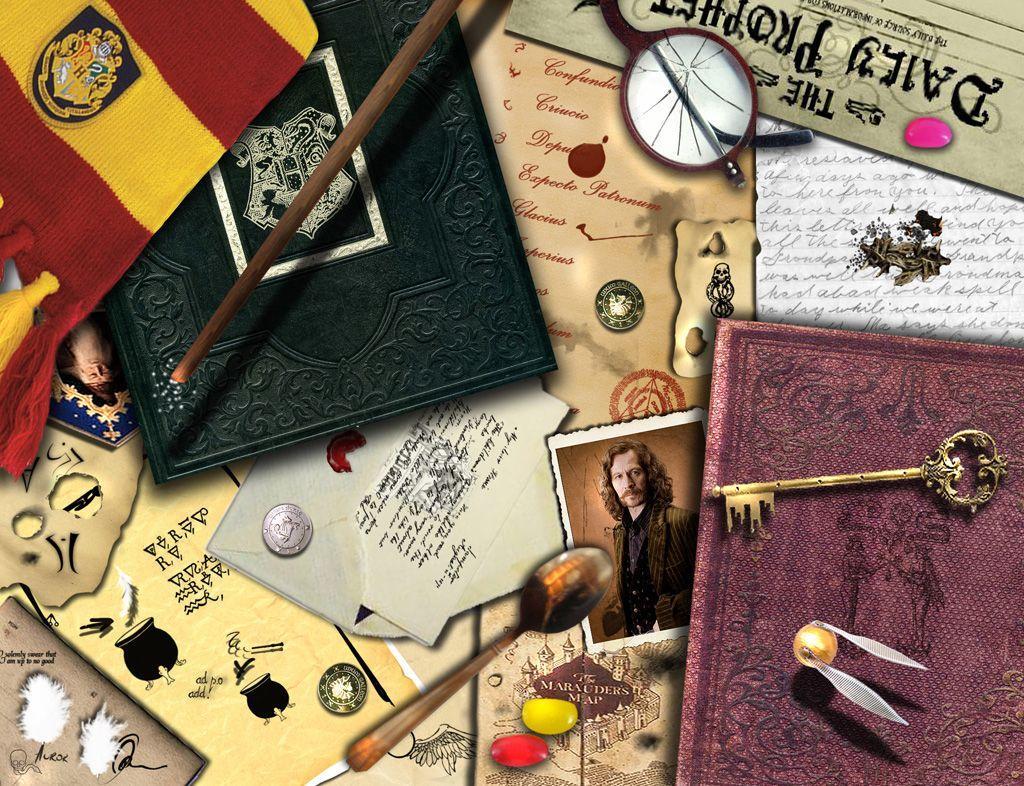 1024x786 Harry Potter Book Wallpaper