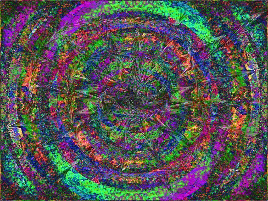 1024x768 Acid Trip Wallpaper