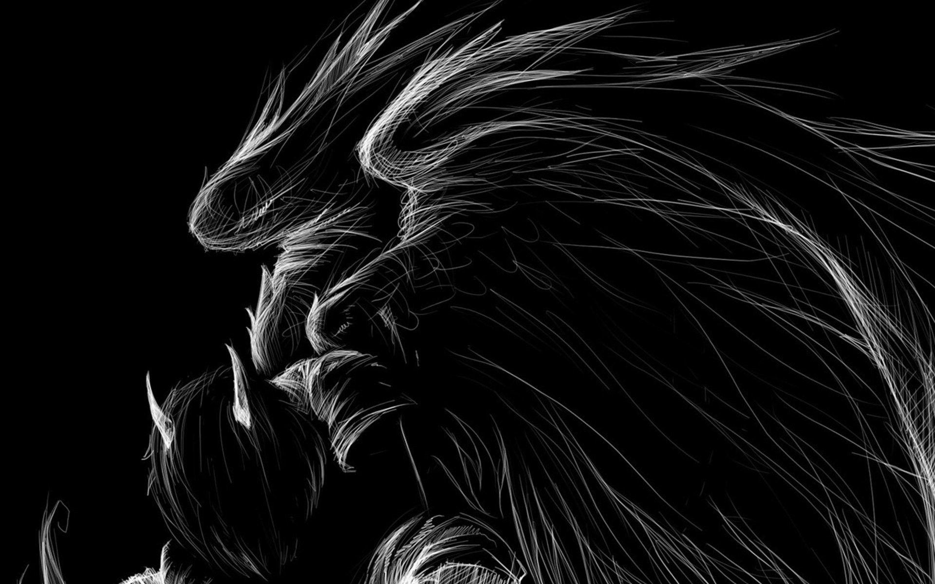 1920x1200 Angel and Demon Wallpaper