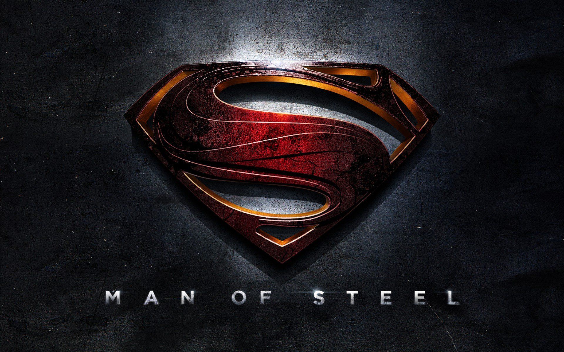 1920x1200 Man of Steel HD Wallpaper: Iconic Superman Logo