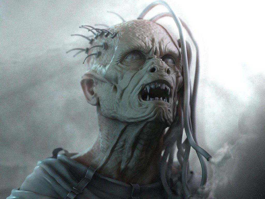 1024x768 Horror Wallpaper. black dragon 1