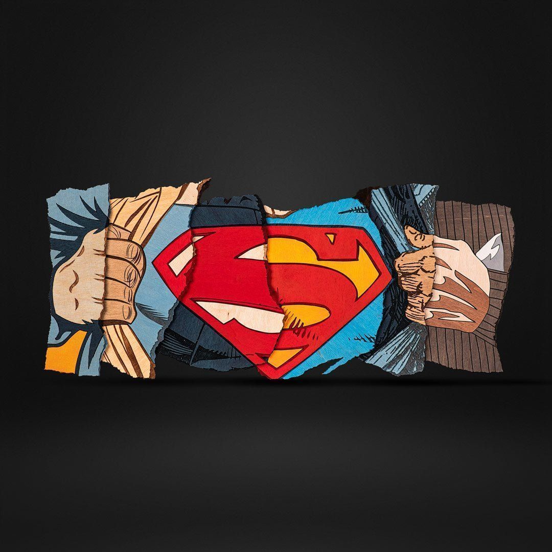 1080x1080 3D Superman Poster