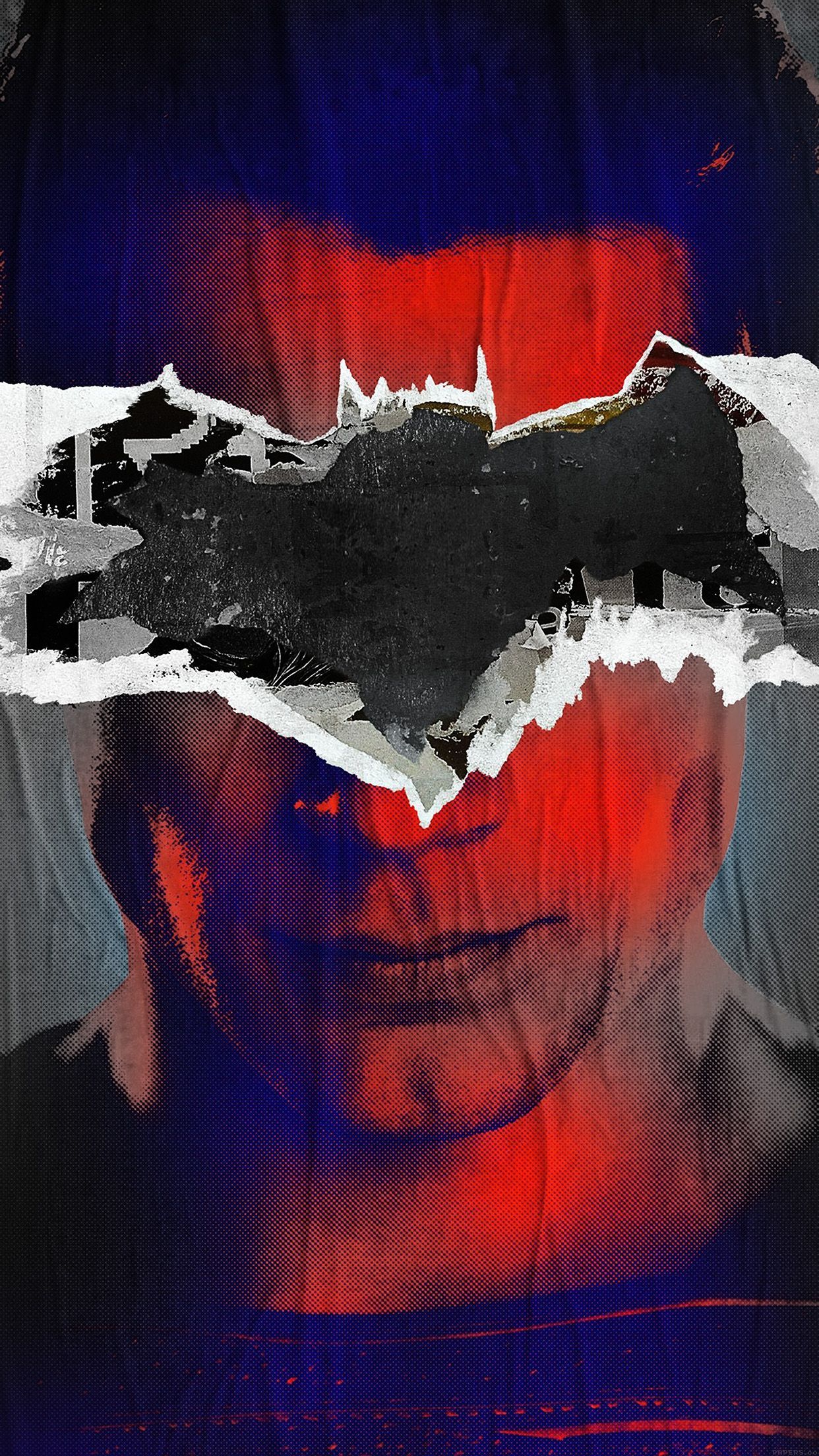 1242x2208 Batman Superman Poster Illust Art