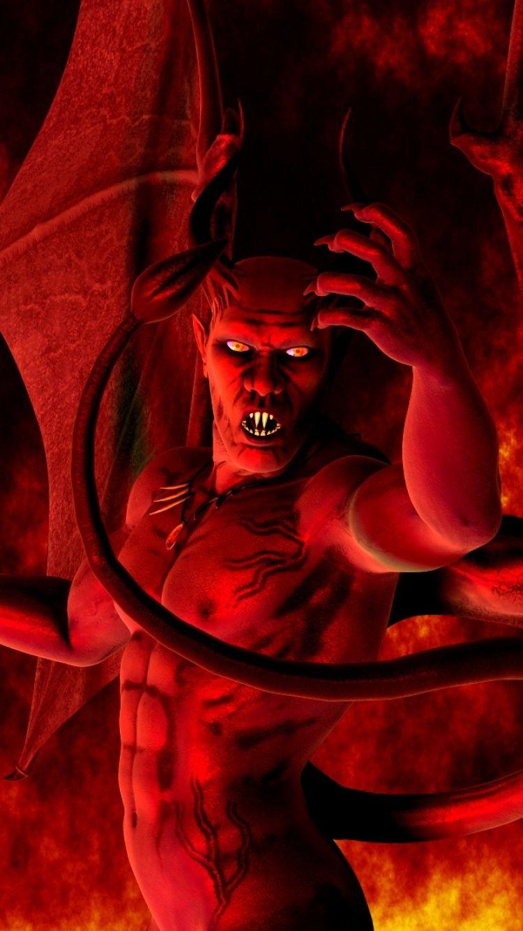 750x1334 Dark Demon (750x1334) Wallpaper