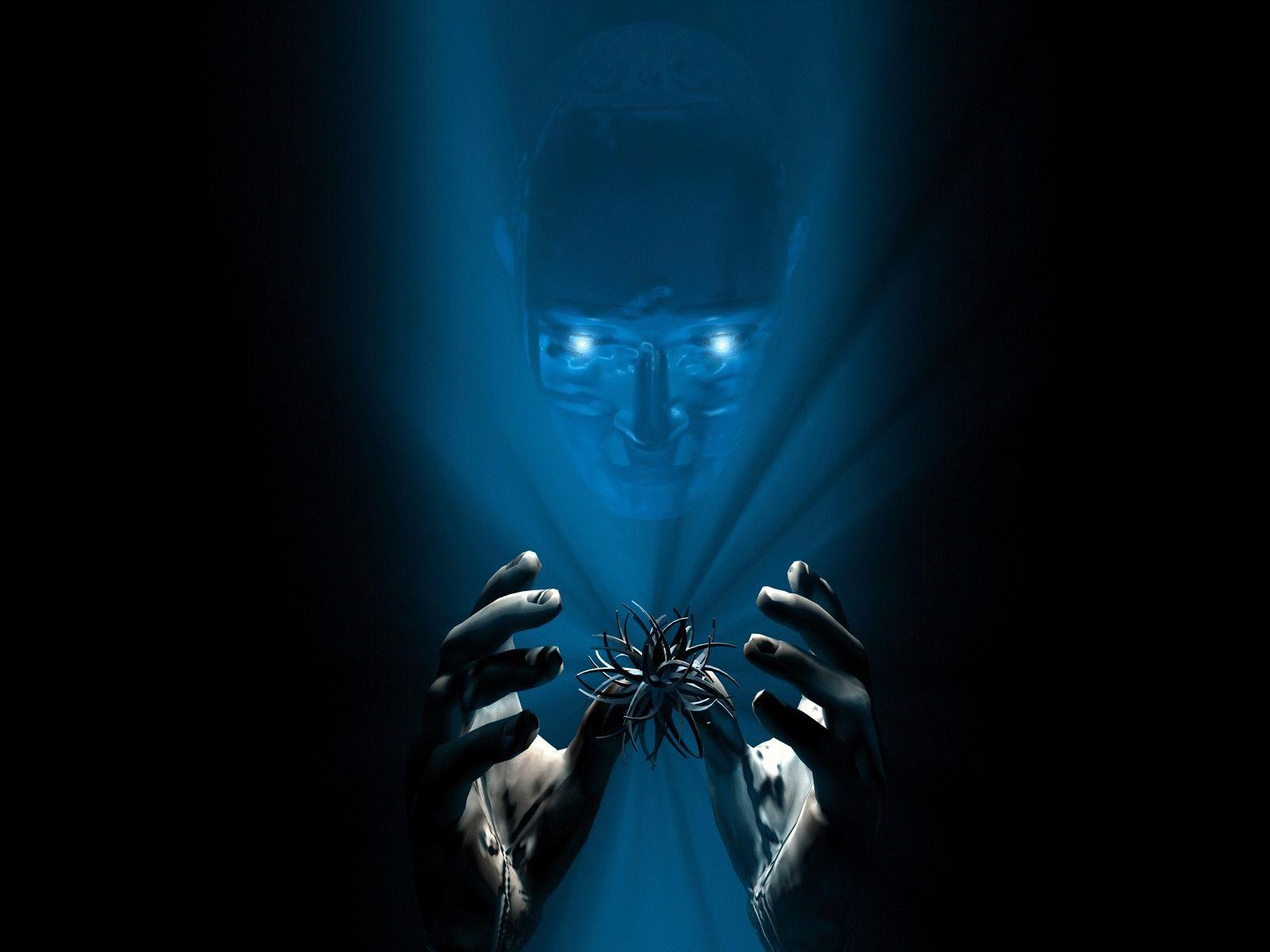 1600x1200 Download wallpaper dark Ghost with tags: Laptop, Ghost