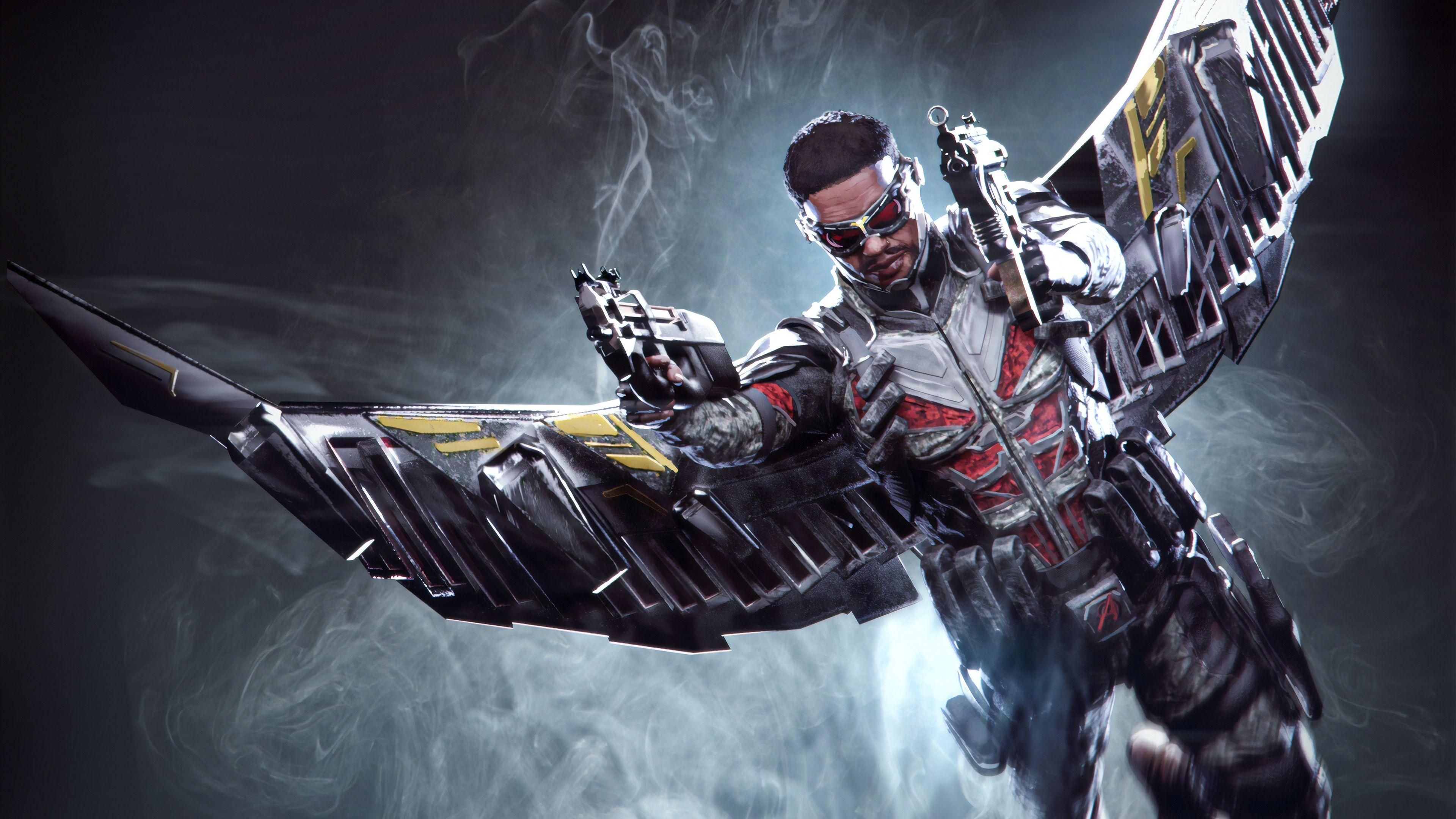 3840x2160 Wallpaper 4k Falcon Marvel Superhero 4k Wallpaper
