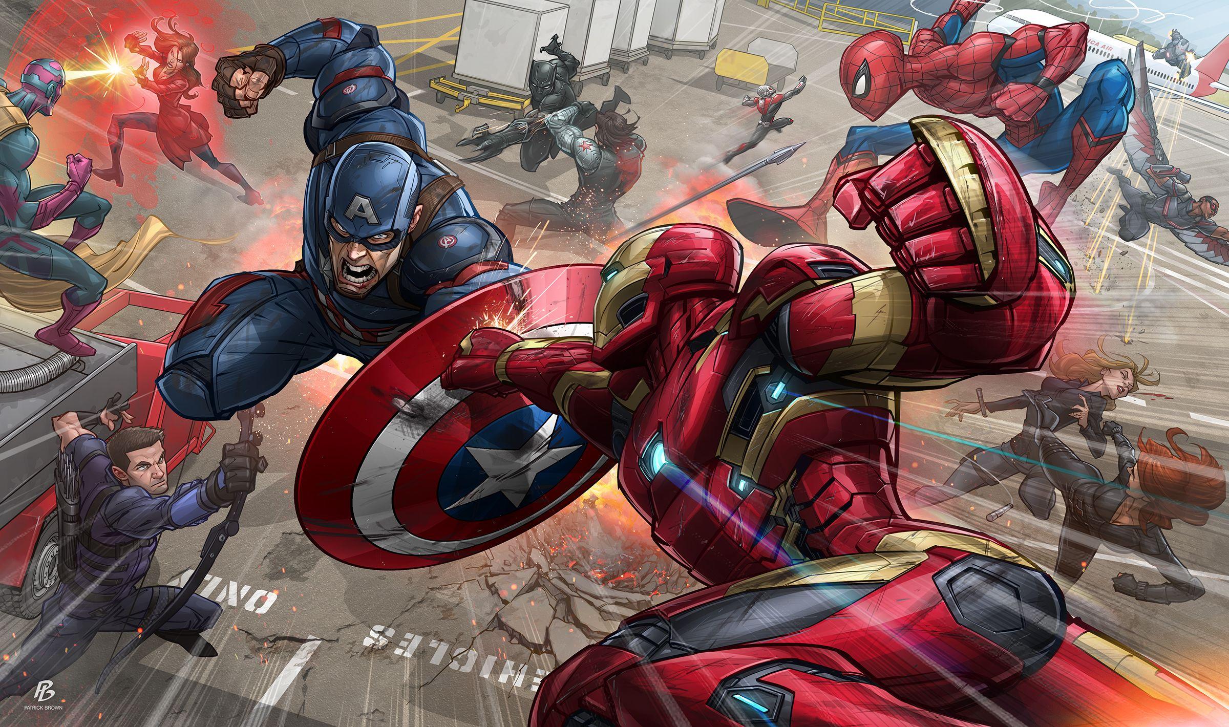 2400x1420 Marvel HD Wallpaper