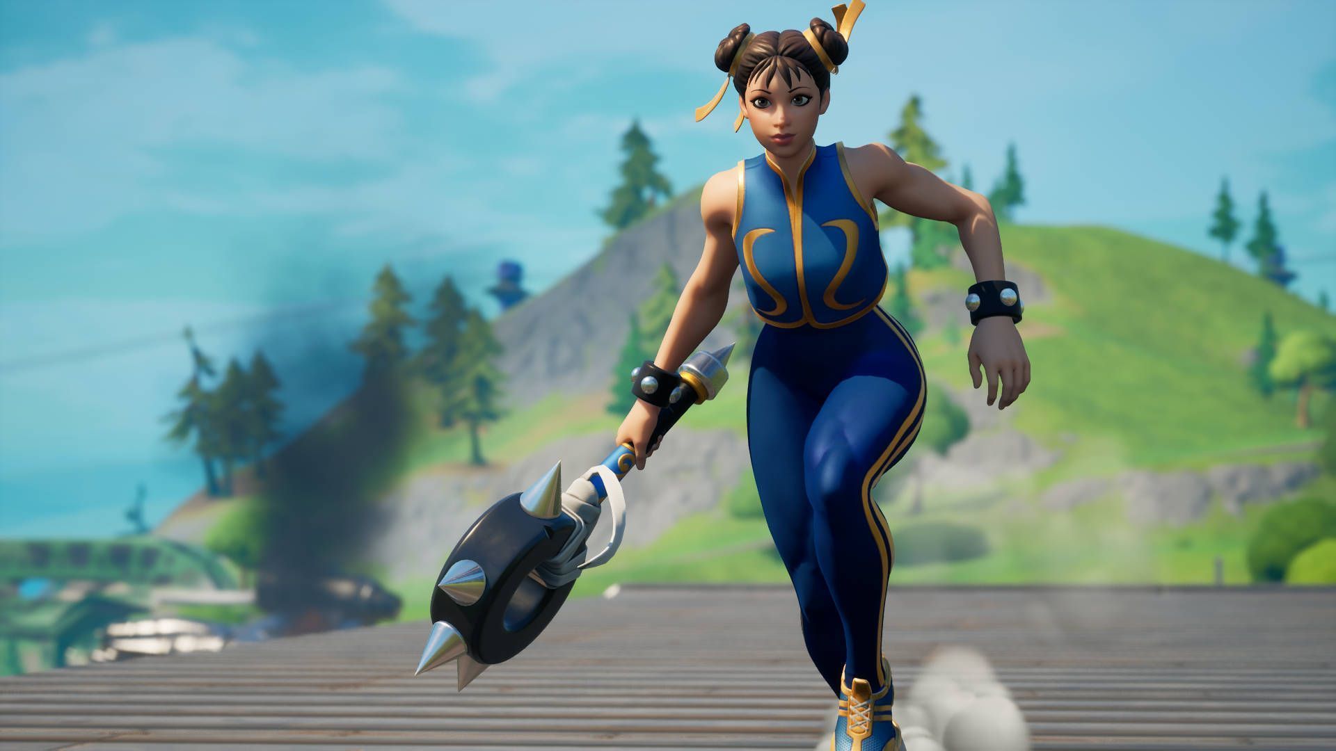 1920x1080 Chun Li Fortnite Skins Wallpaper