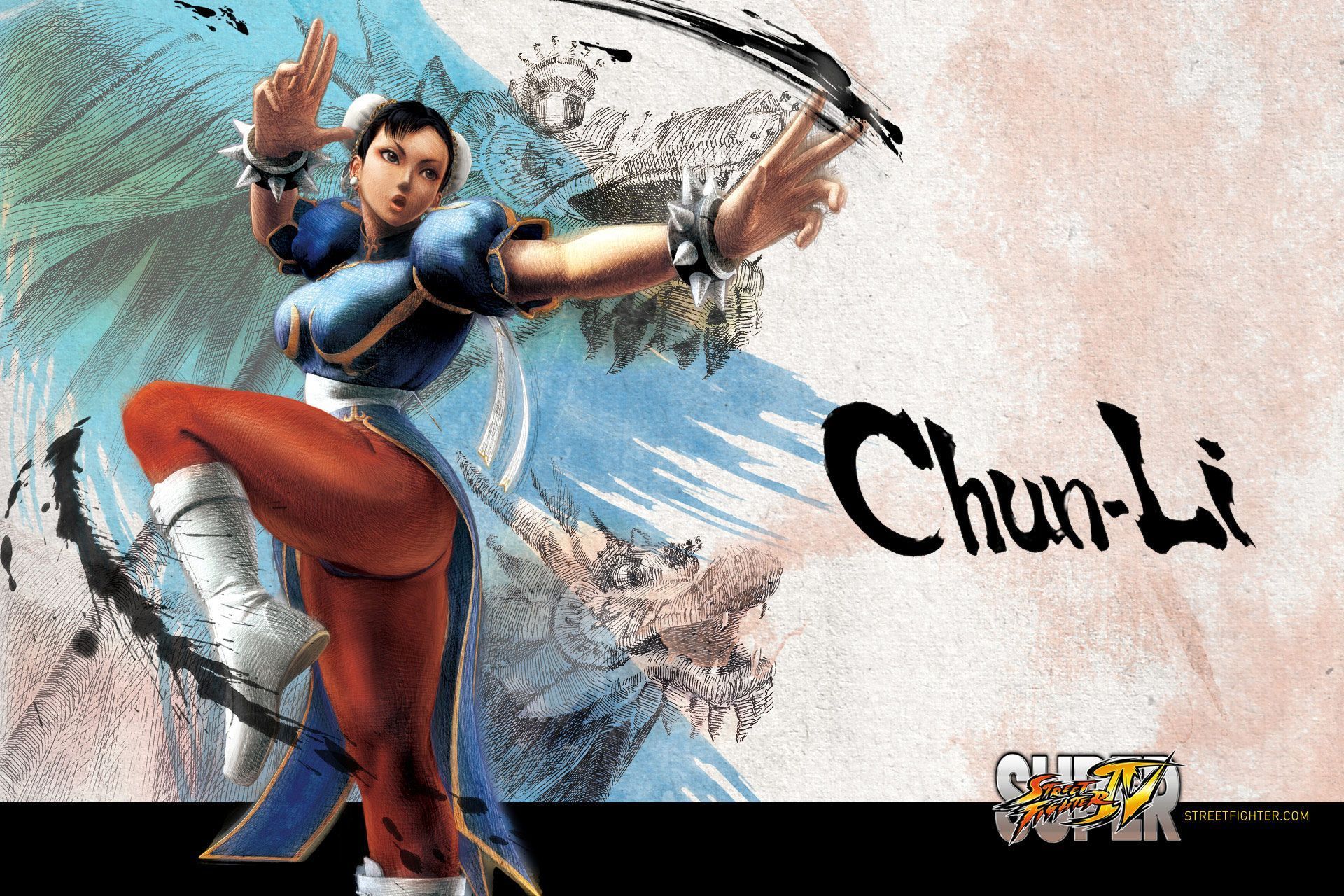 1920x1280 Chun Li Super Street Fighter 4 Wallpaper