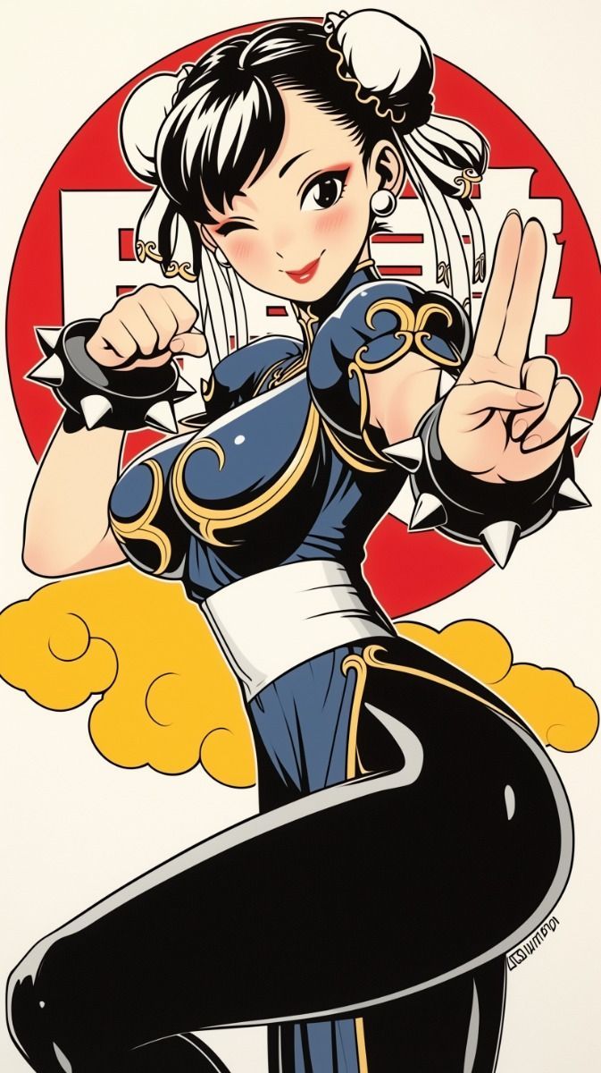 673x1200 Street Fighter Anime Poster