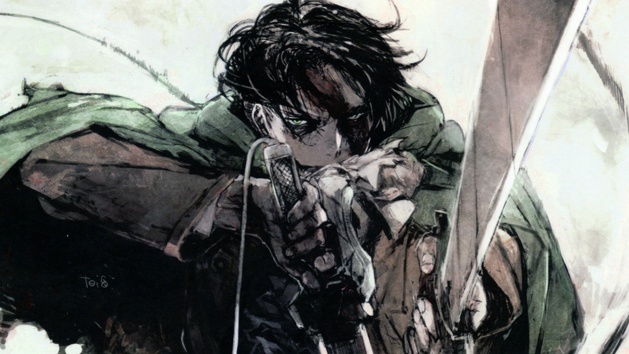 2560x1440 Desktop Wallpaper Attack on Titan