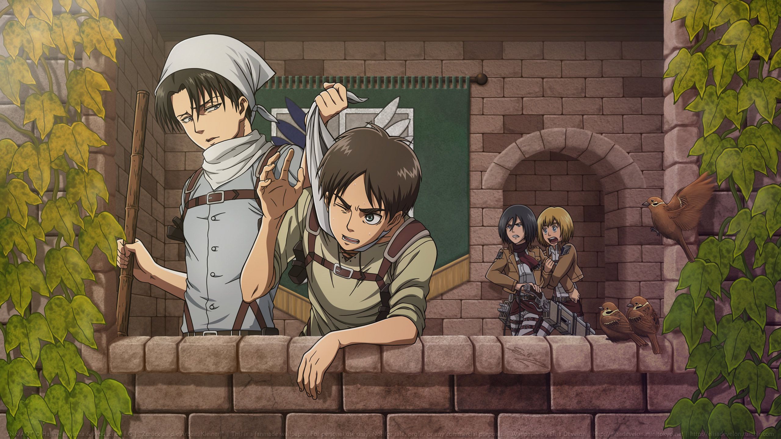 2560x1440 Attack On Titan Fantastic HD Wallpaper