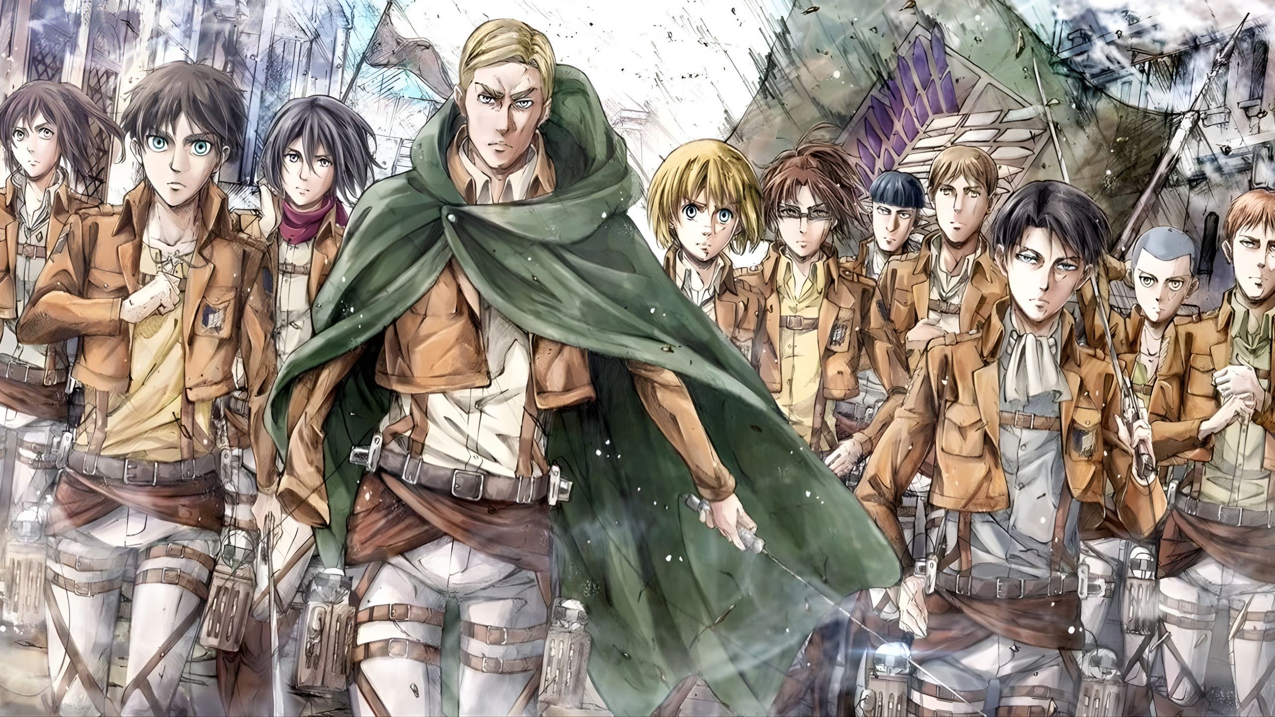 2560x1440 Attack on Titan Wallpaper