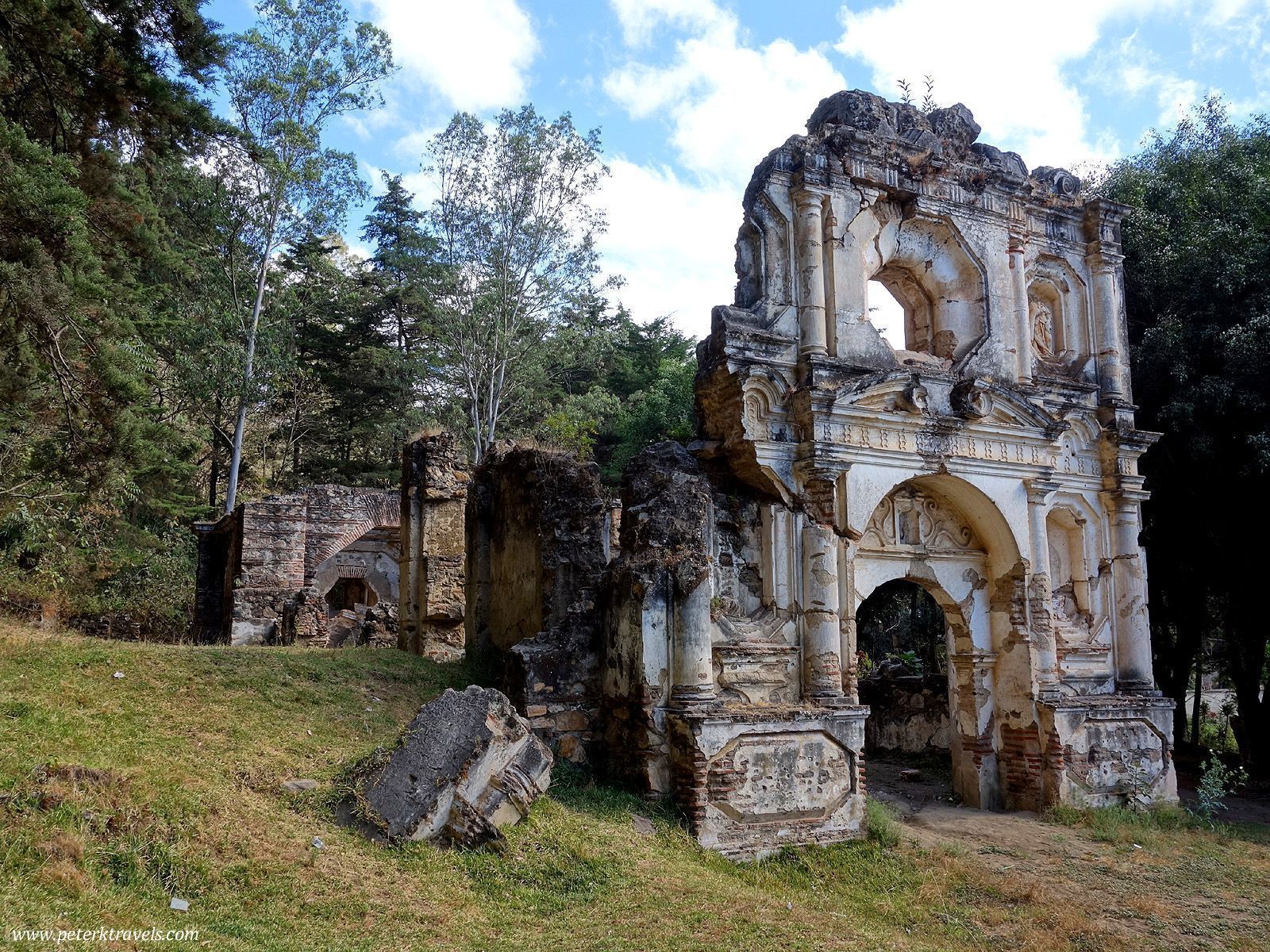 1600x1200 Ruined and Abandoned Guatemalan Church