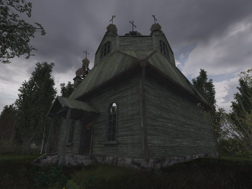 1024x768 Abandoned Church