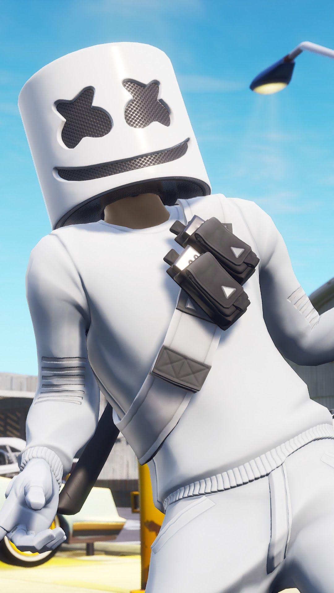 1080x1920 Fortnite Battle Royale Marshmello 4K Wallpaper