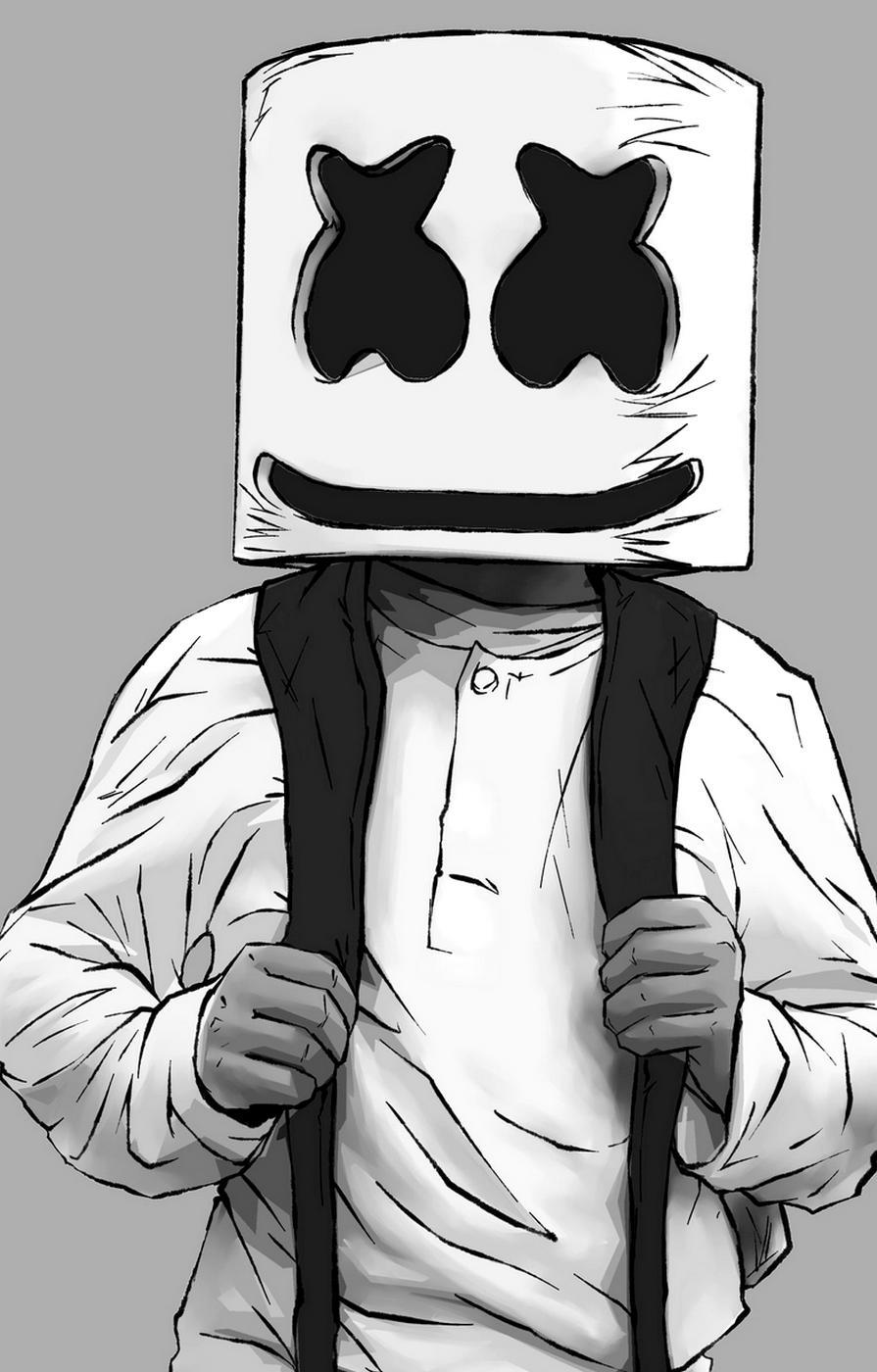 895x1400 HD Wallpaper for Marshmello fans for Android