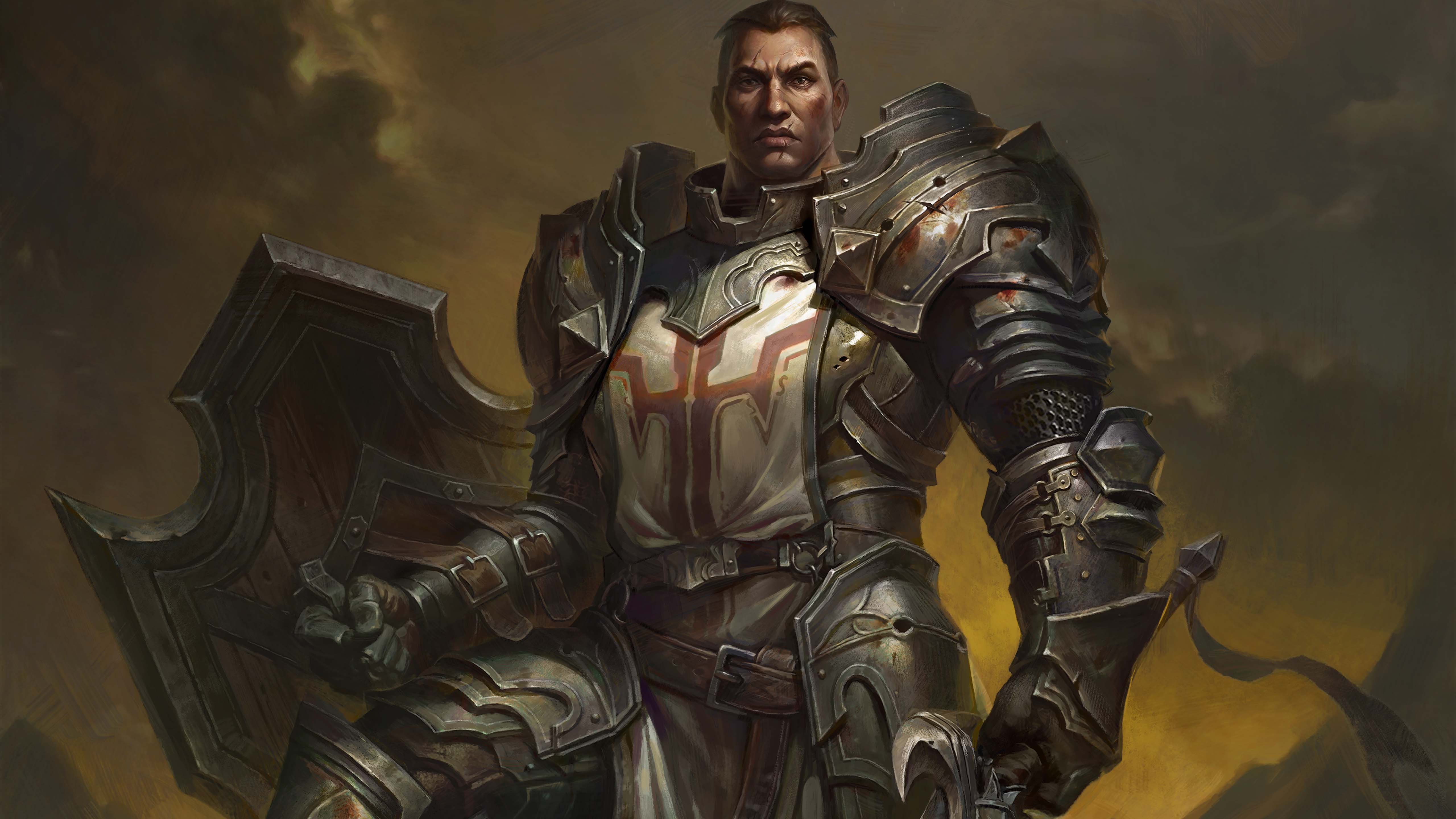 5120x2880 Crusader Male 4K 5K HD Diablo Immortal