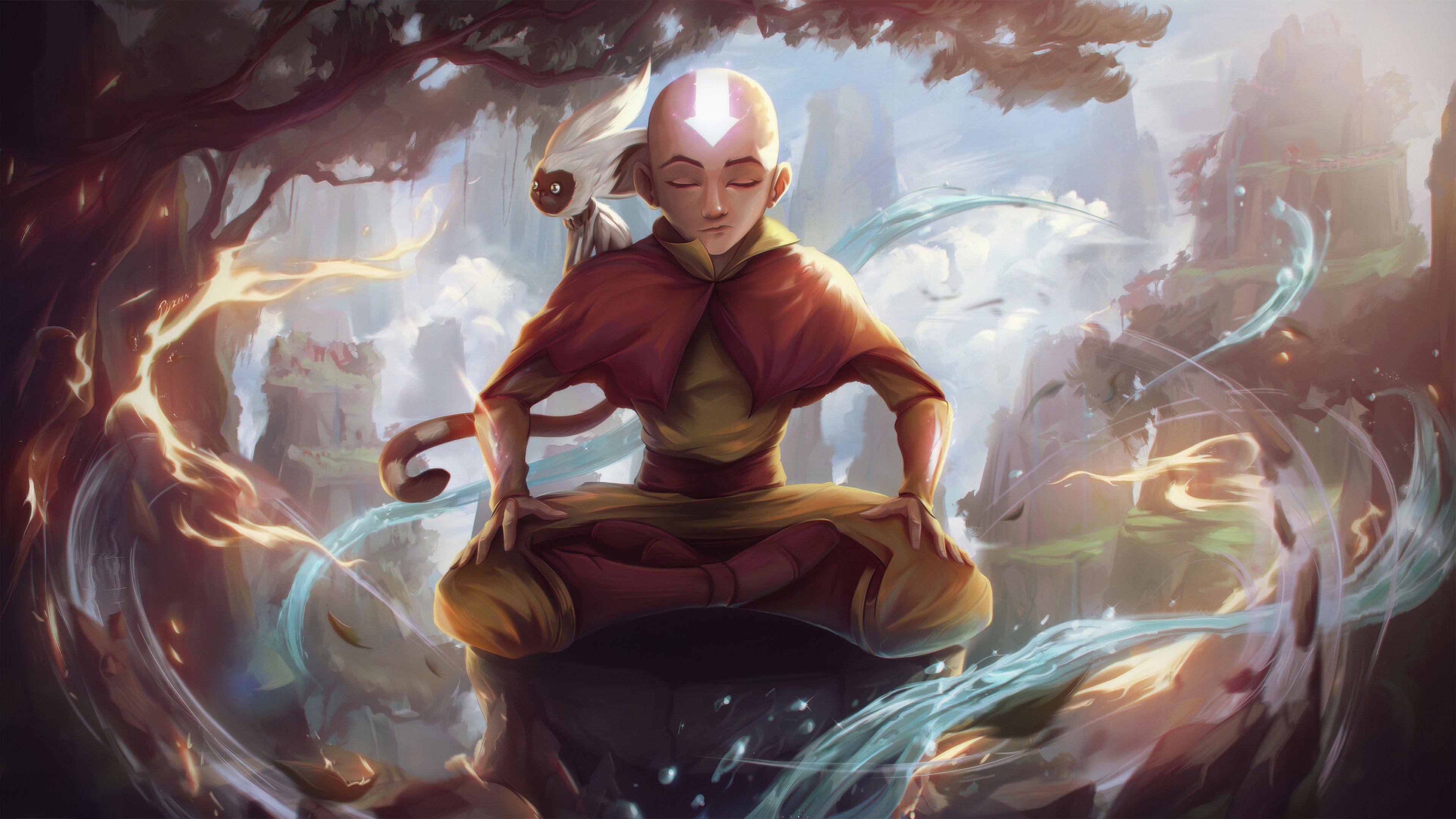 399x224 The Last Airbender HD 4K Wallpaper PC &