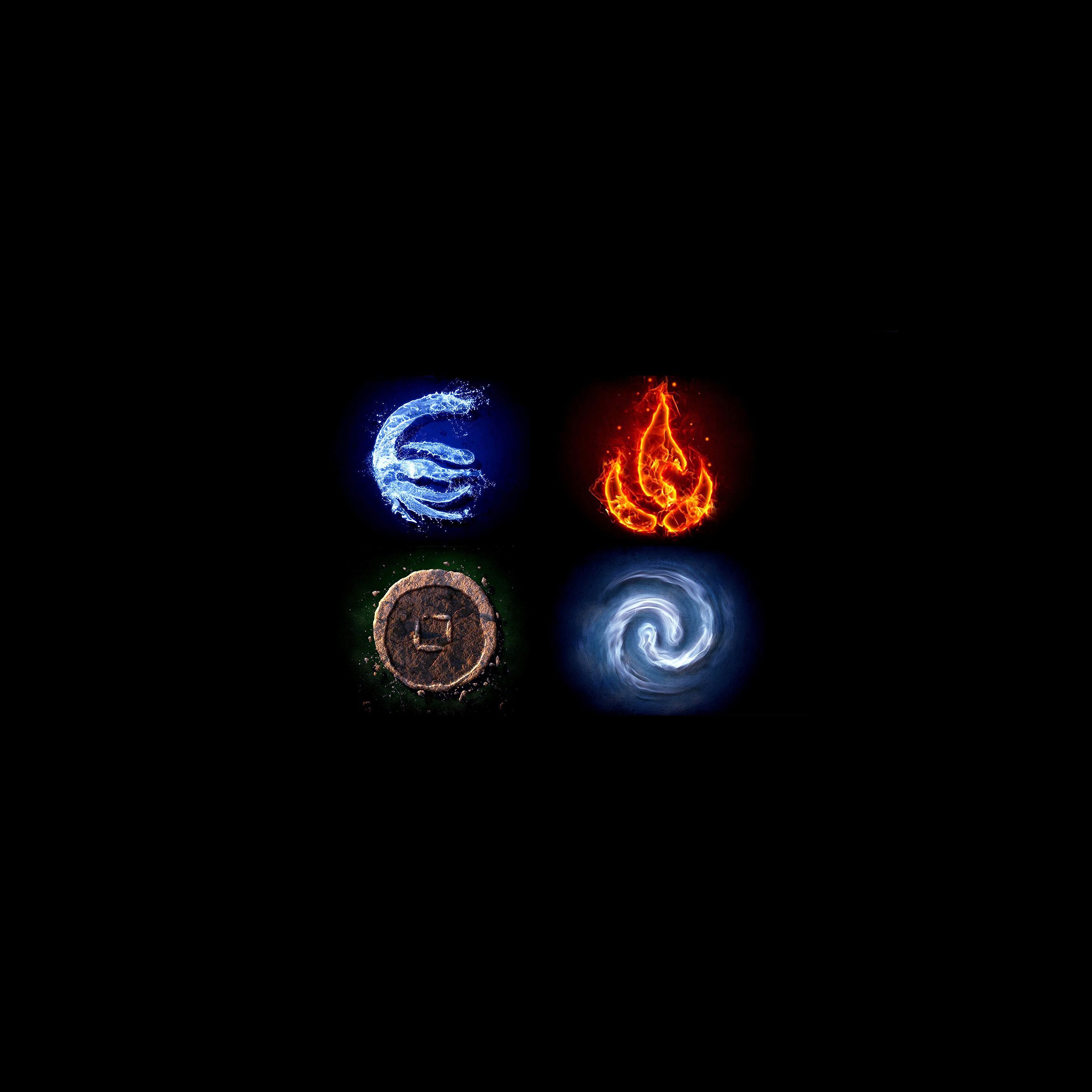 2732x2732 Avatar The Last Airbender Simbol Anime