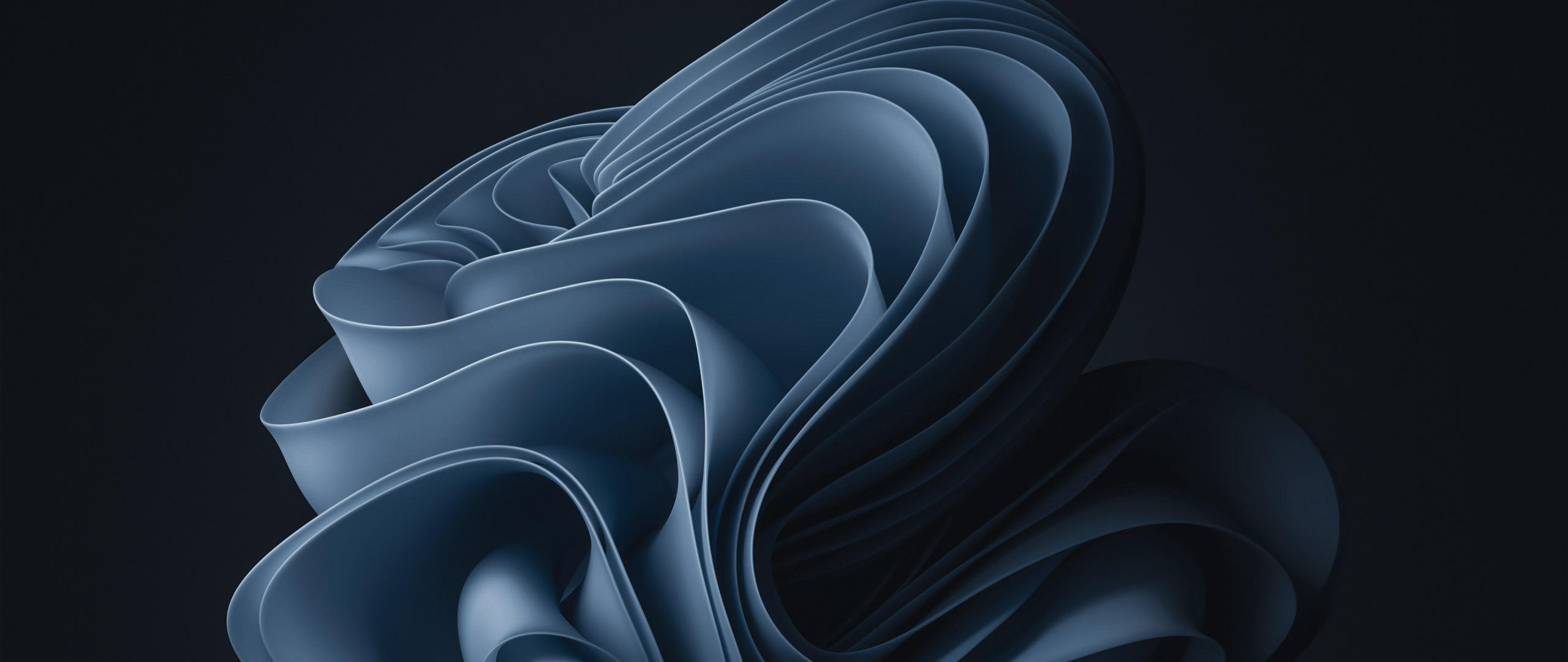 2560x1080 Windows 11 Wallpaper 4K, Grey abstract