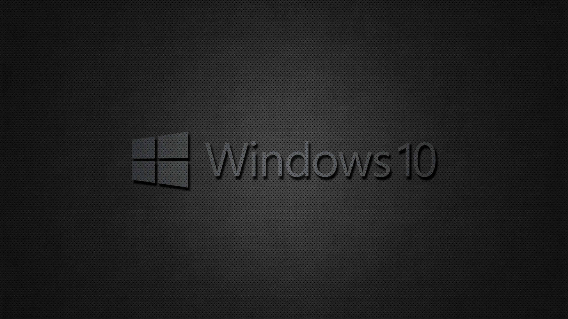 1920x1080 Black Windows 10 HD Wallpaper