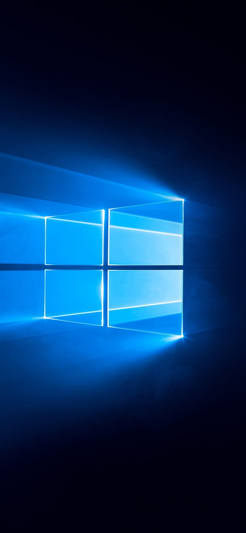 850x1839 Windows Dark, Blue background