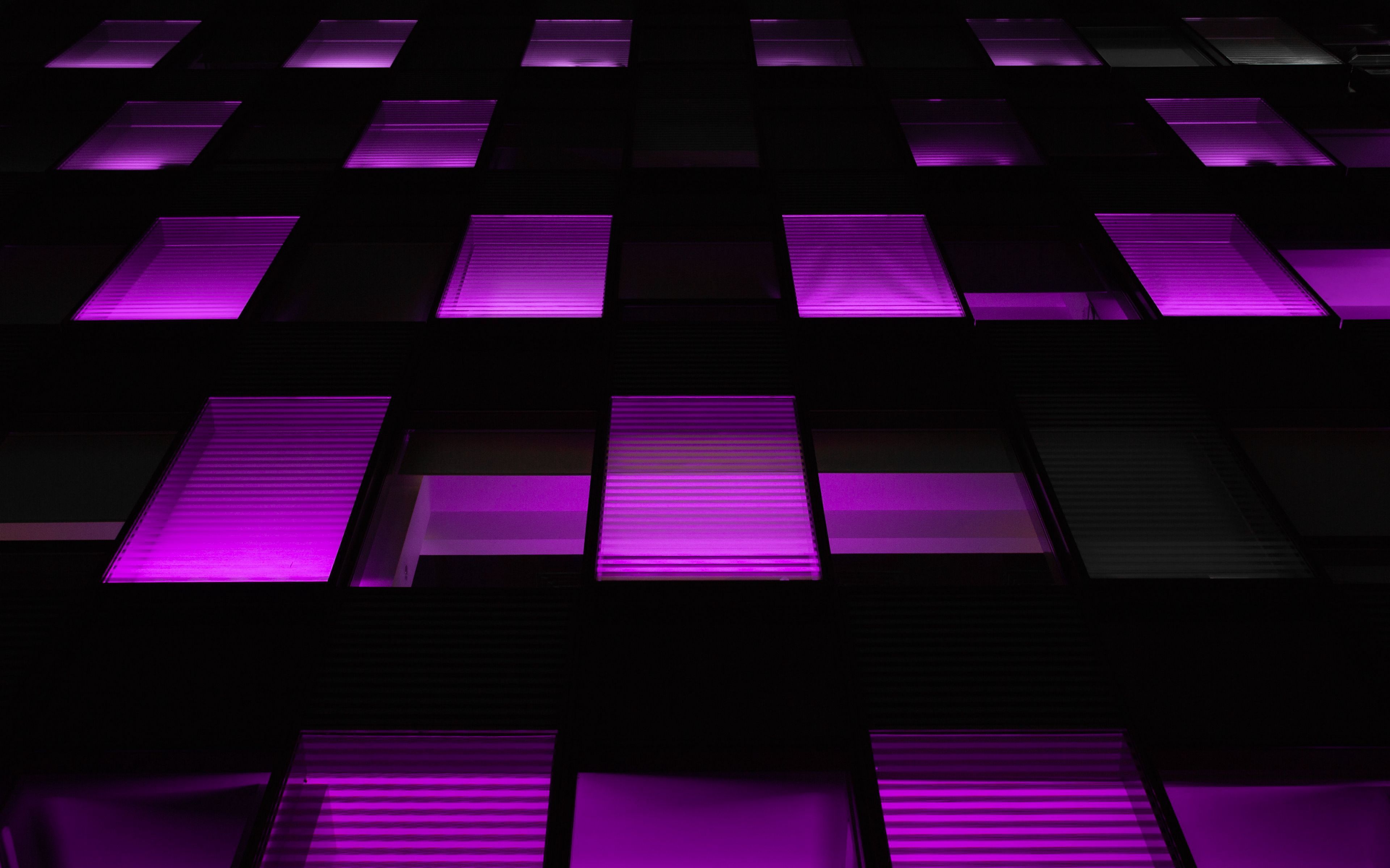 3840x2400 Download wallpaper 3840x2400 windows, dark, purple, backlight, neon 4k ultra HD 16:10 HD background