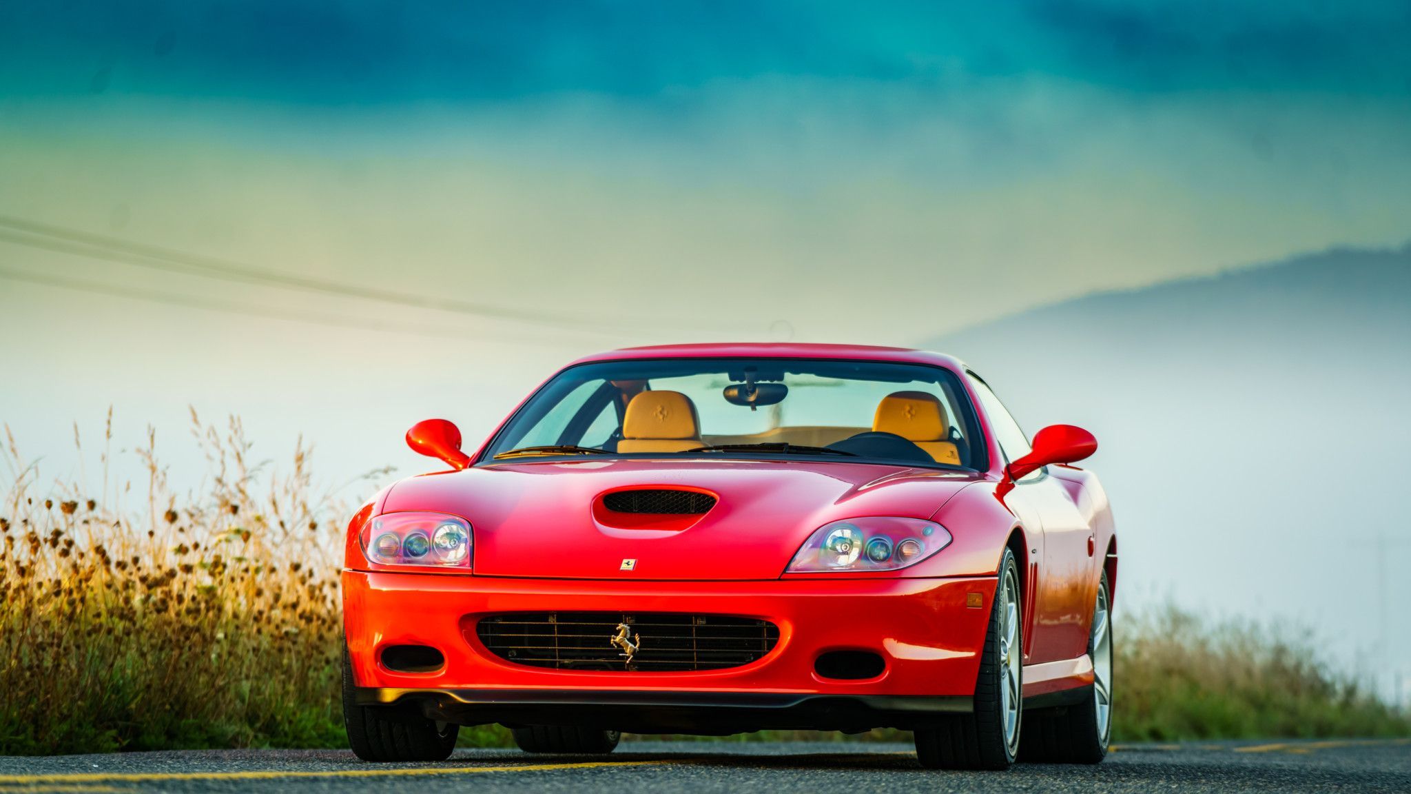 2048x1152 Vehicle Ferrari 575M Maranello HD Wallpaper