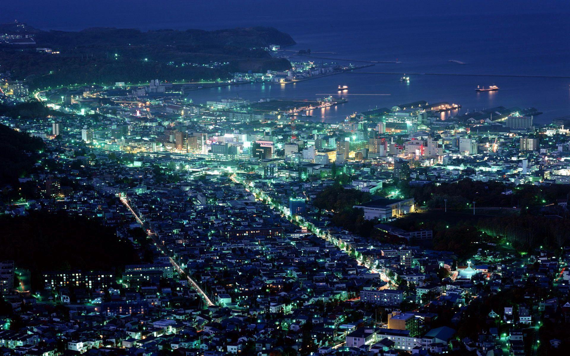 1920x1200 Wallpaper Anime Sky City