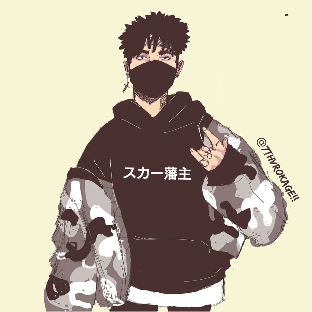 1080x1080 Scarlxrd Wallpaper