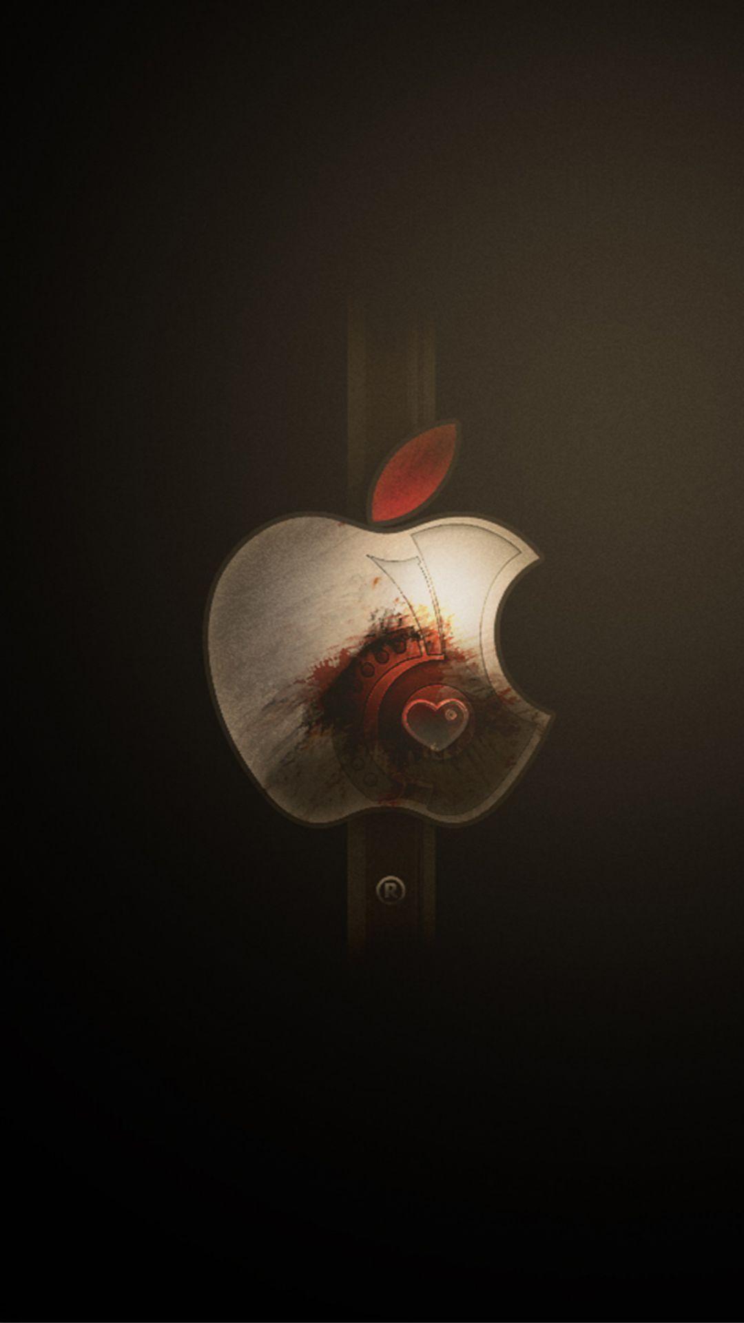 1080x1920 Apple Logo Art Landscape iPhone 8 Wallpaper Free Download