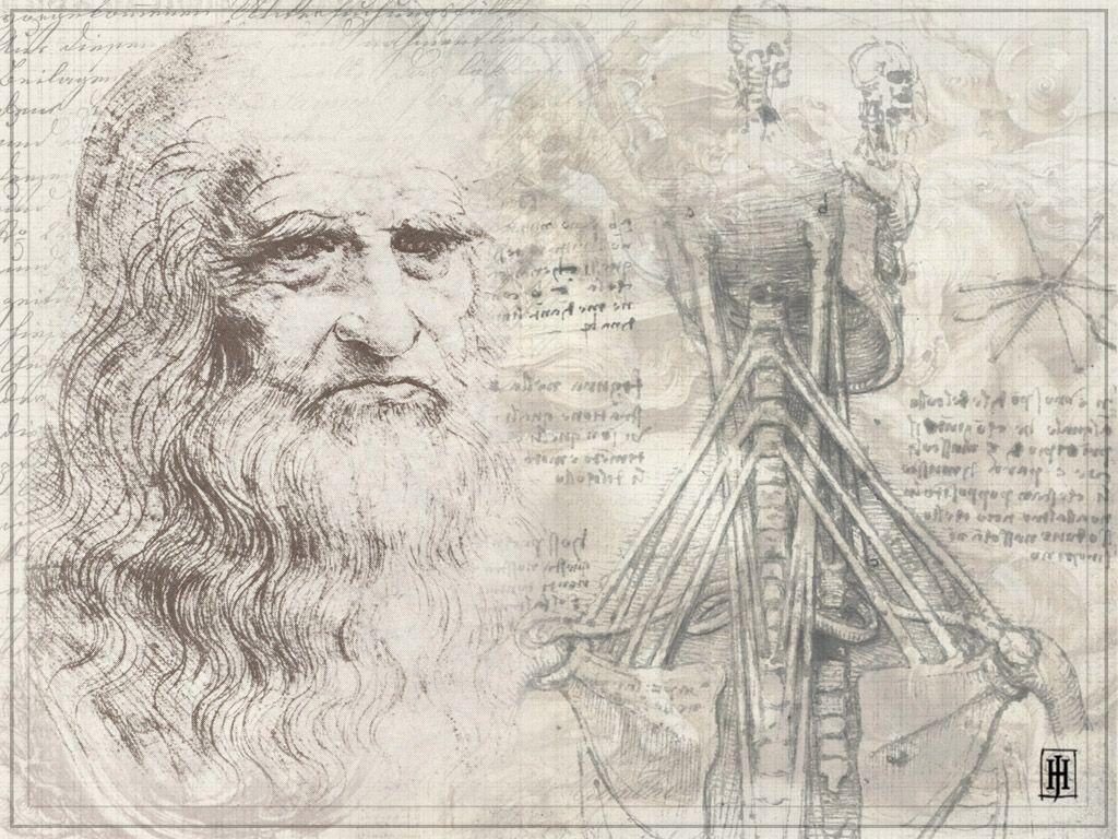 1024x768 Da Vinci Background. Awesome