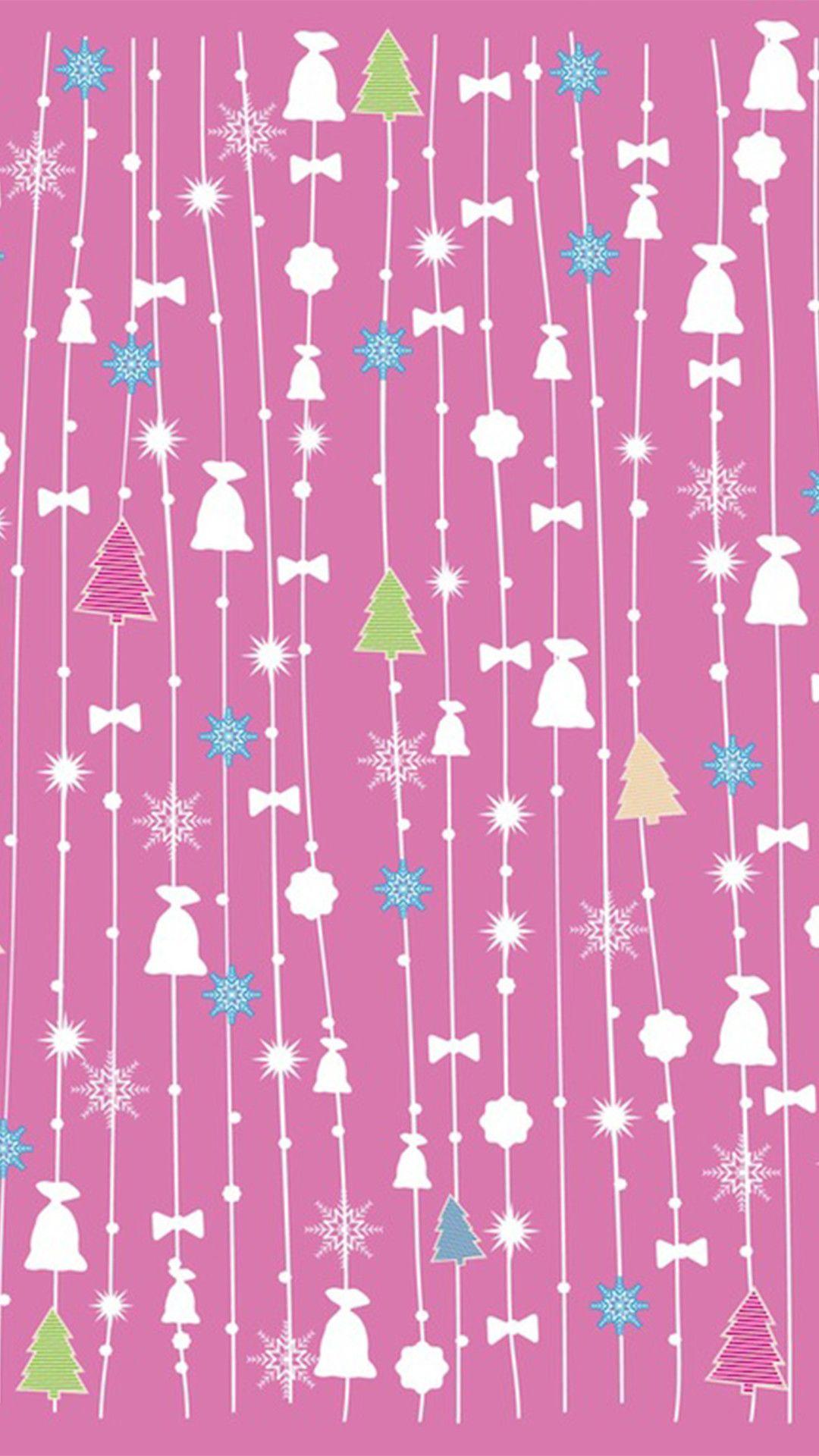 Christmas christmas christmas theme cute pink theme HD phone wallpaper   Peakpx