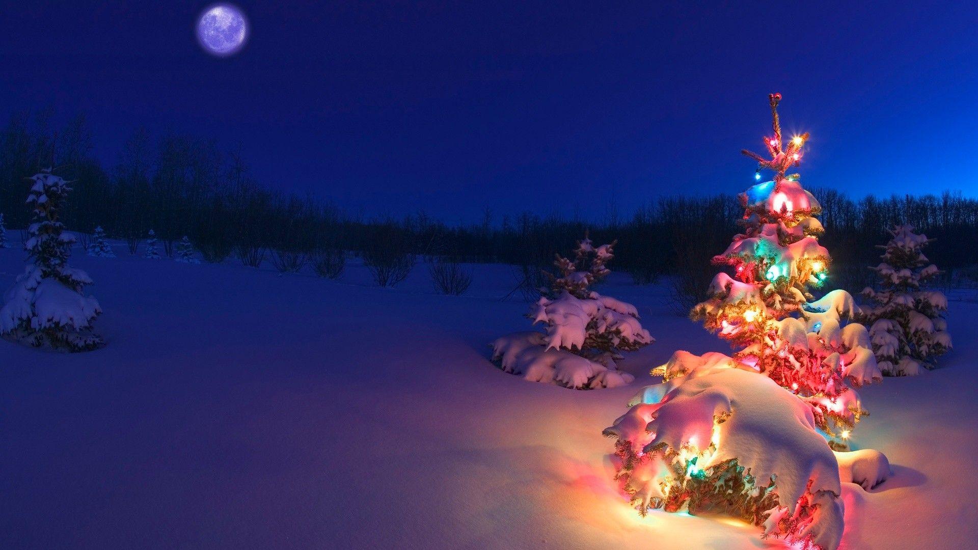 christmas scenery dual monitor christmas scenery dual monitor