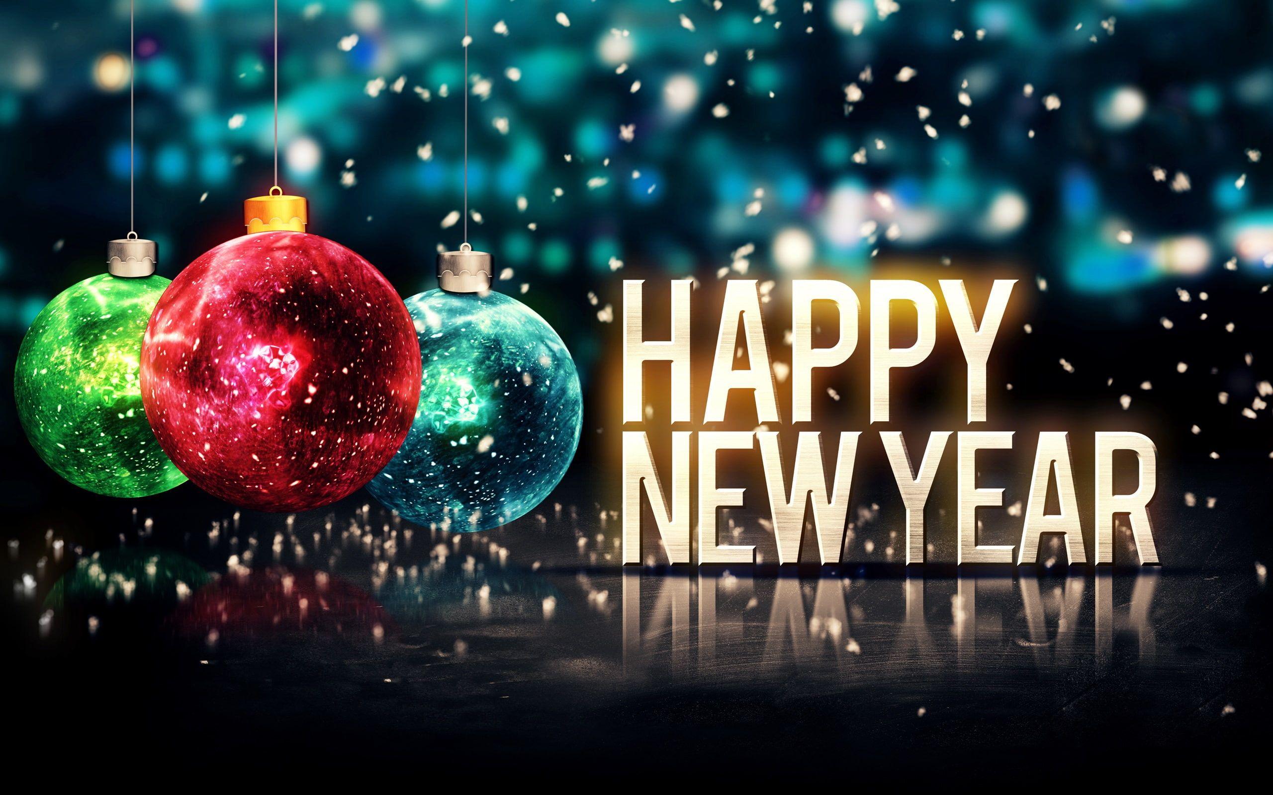 2560x1600 HD wallpaper: Merry Christmas, decoration, New Year, santa