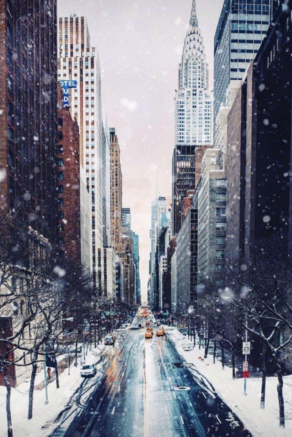 snow city wallpaper