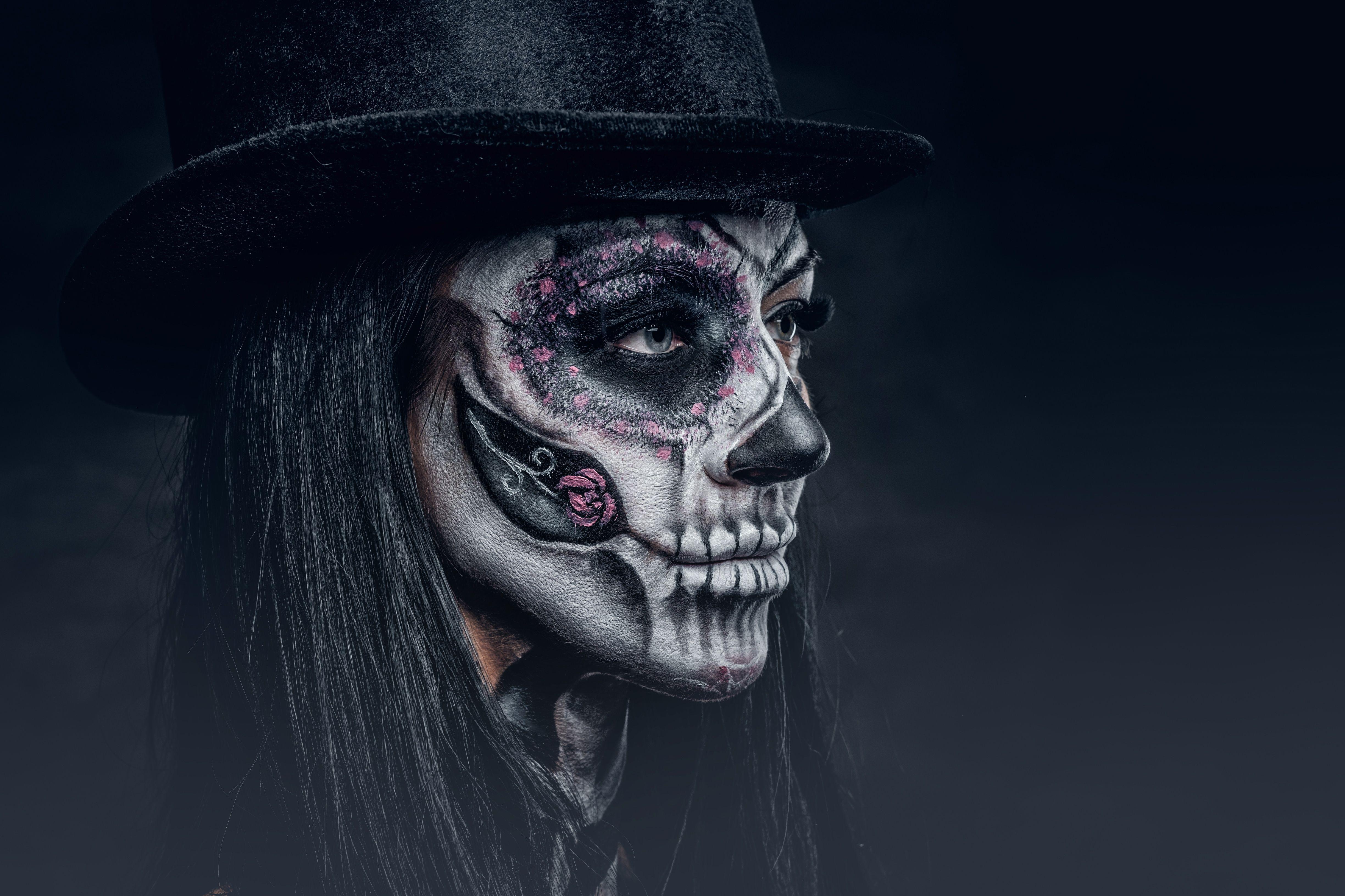 4896x3264 Sugar Skull 4k Ultra HD Wallpaper. Background Image