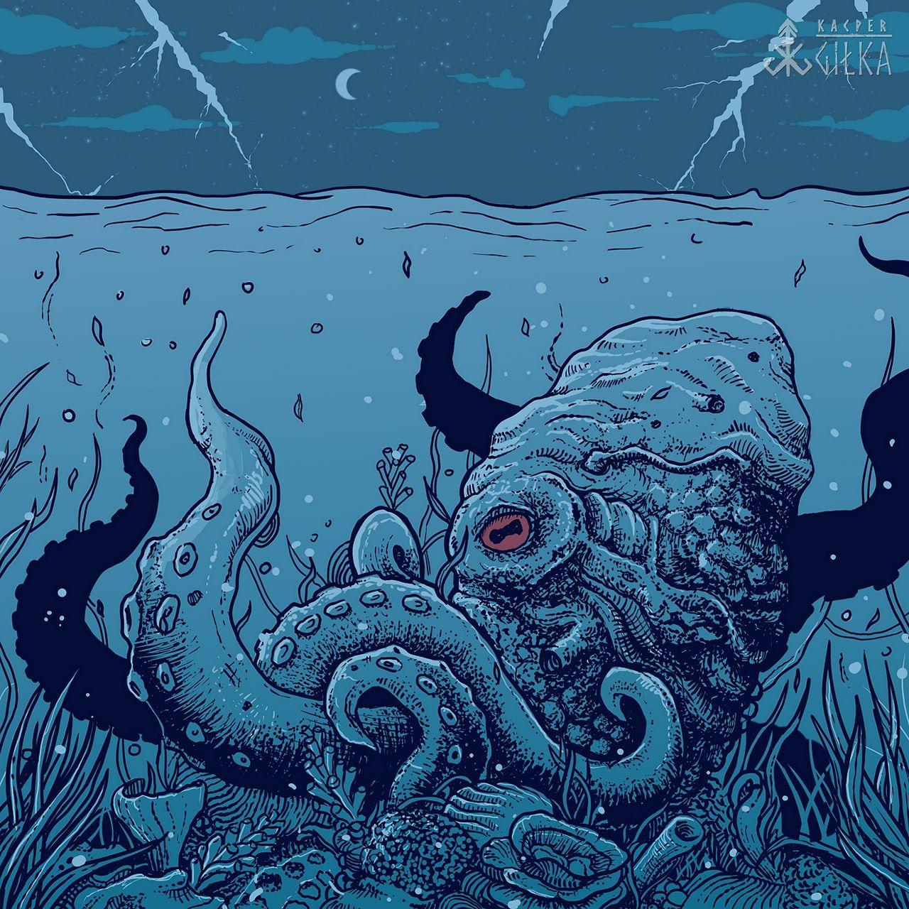 1280x1280 Download wallpaper 1280x1280 octopus, underwater world, art