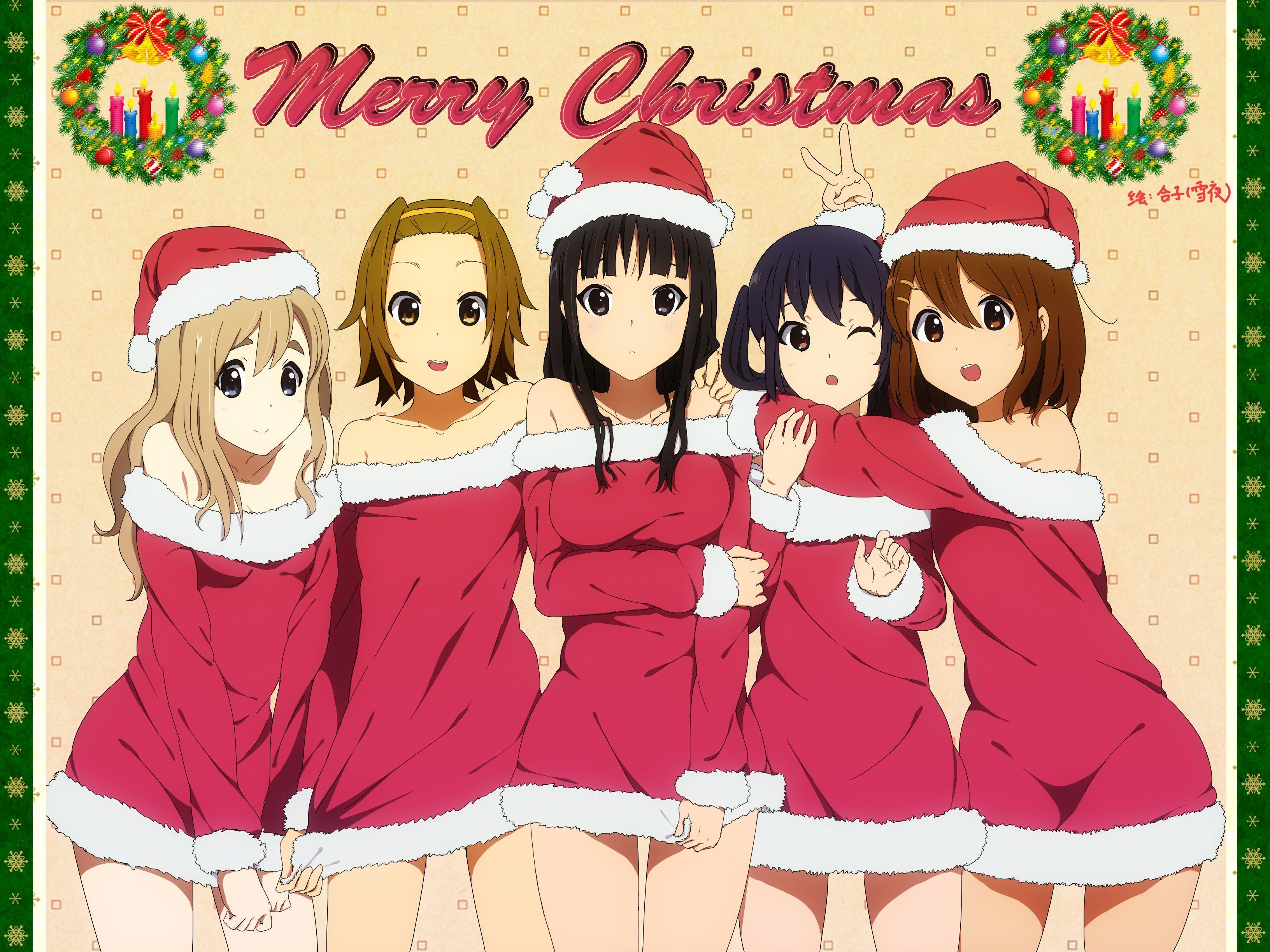 3264x2448 Anime Christmas Wallpaperx2448