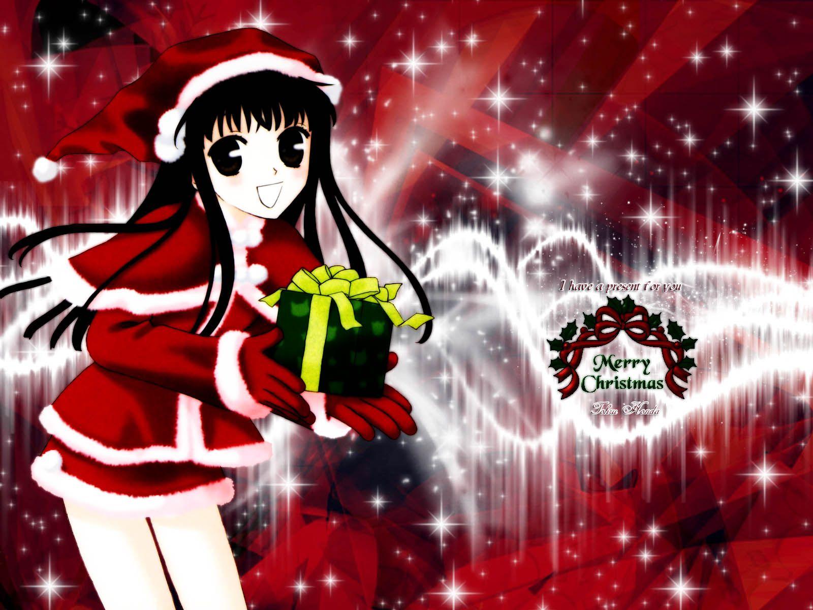 1600x1200 christmas fruits basket honda tohru. konachan.com.com Anime Wallpaper