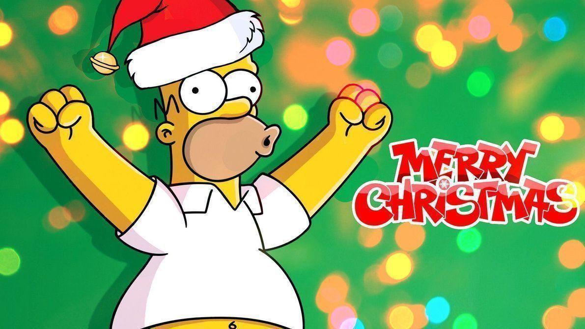 1191x670 The Simpsons Christmas Wallpaper Free Wallpaper