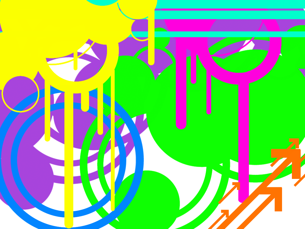 1024x768 Neon Colorful Background